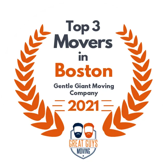 Top 3 Movers in Boston, MA 2021 award