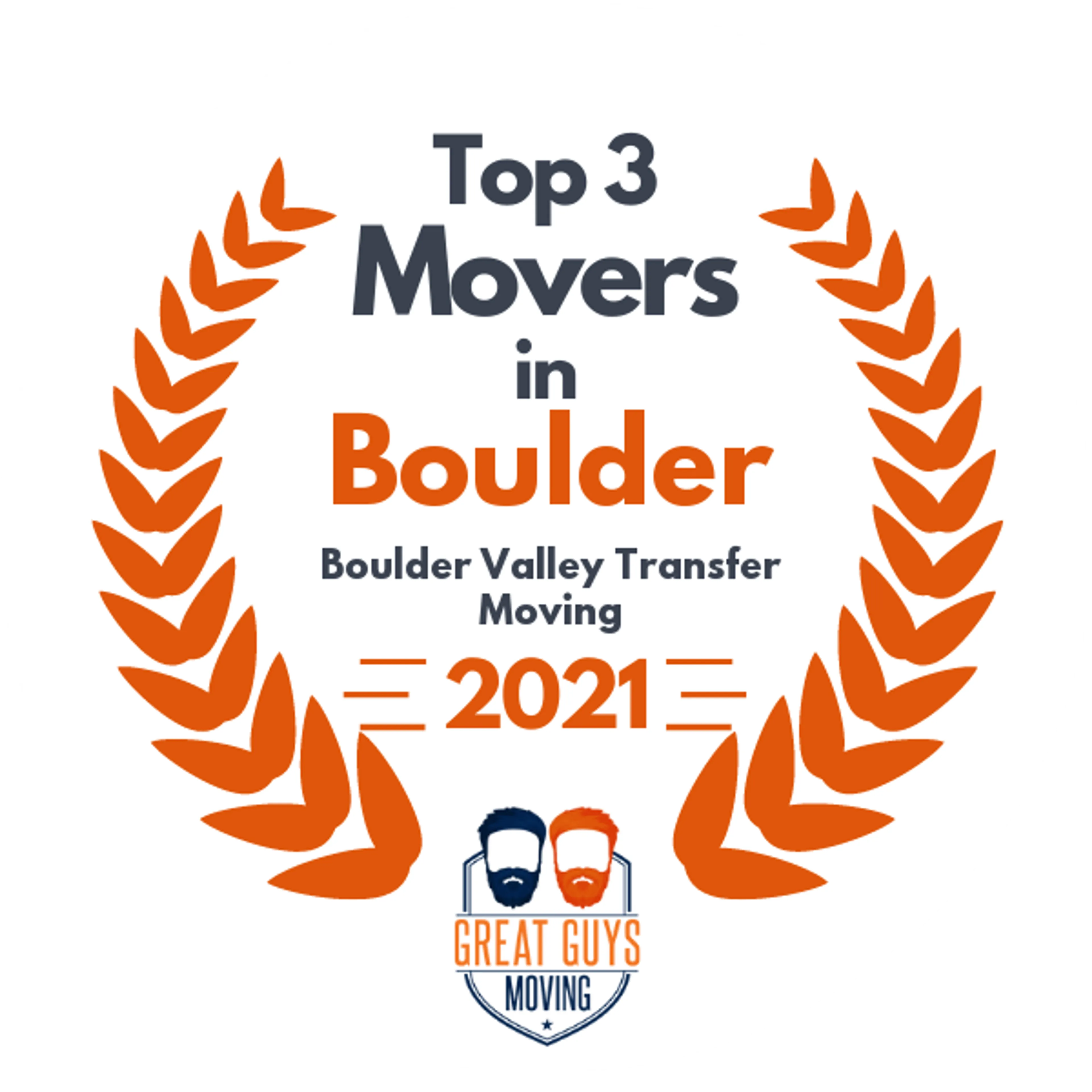 Top 3 Movers in Arvada, CO 2021 award