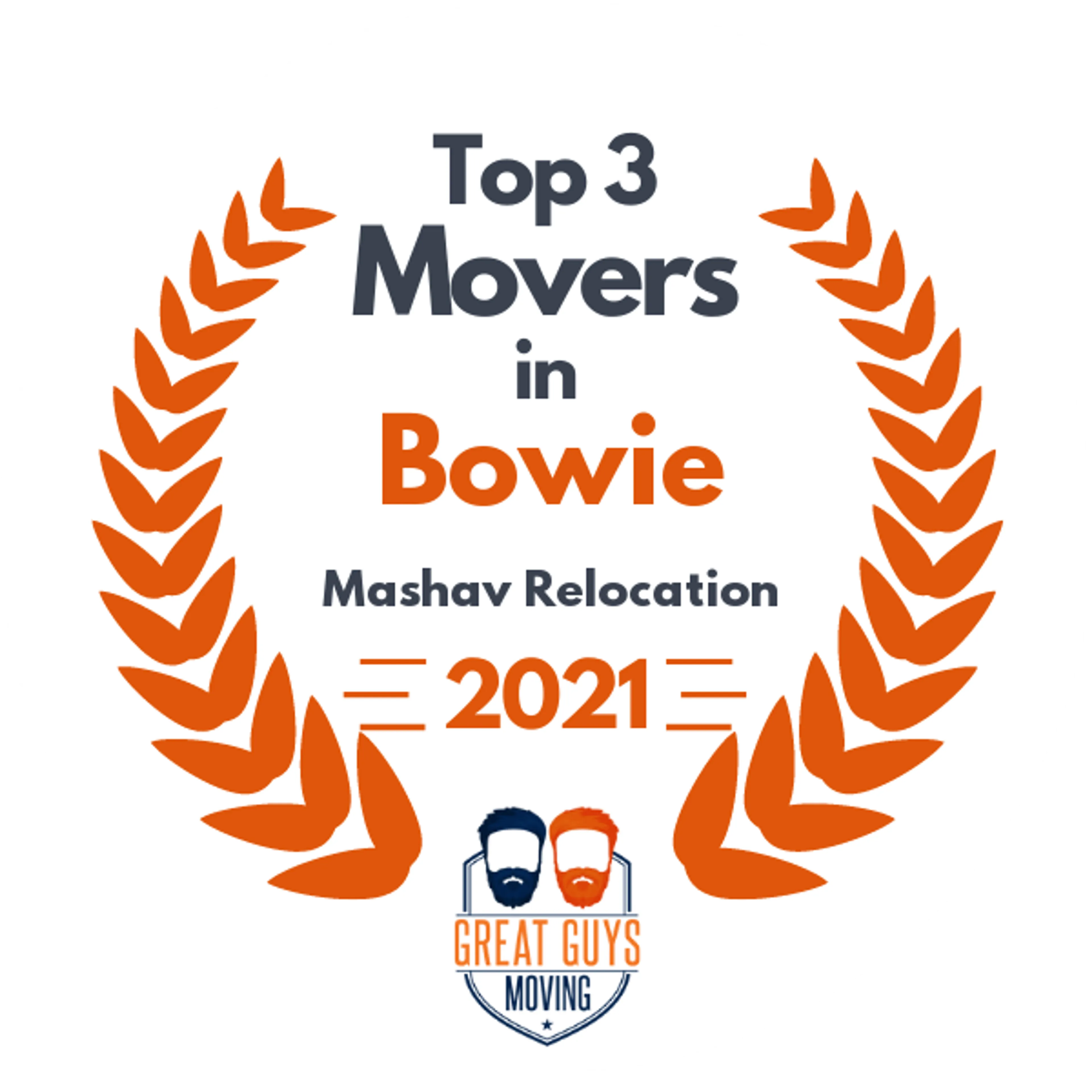 Top 3 Movers in Baltimore, MD 2021 award