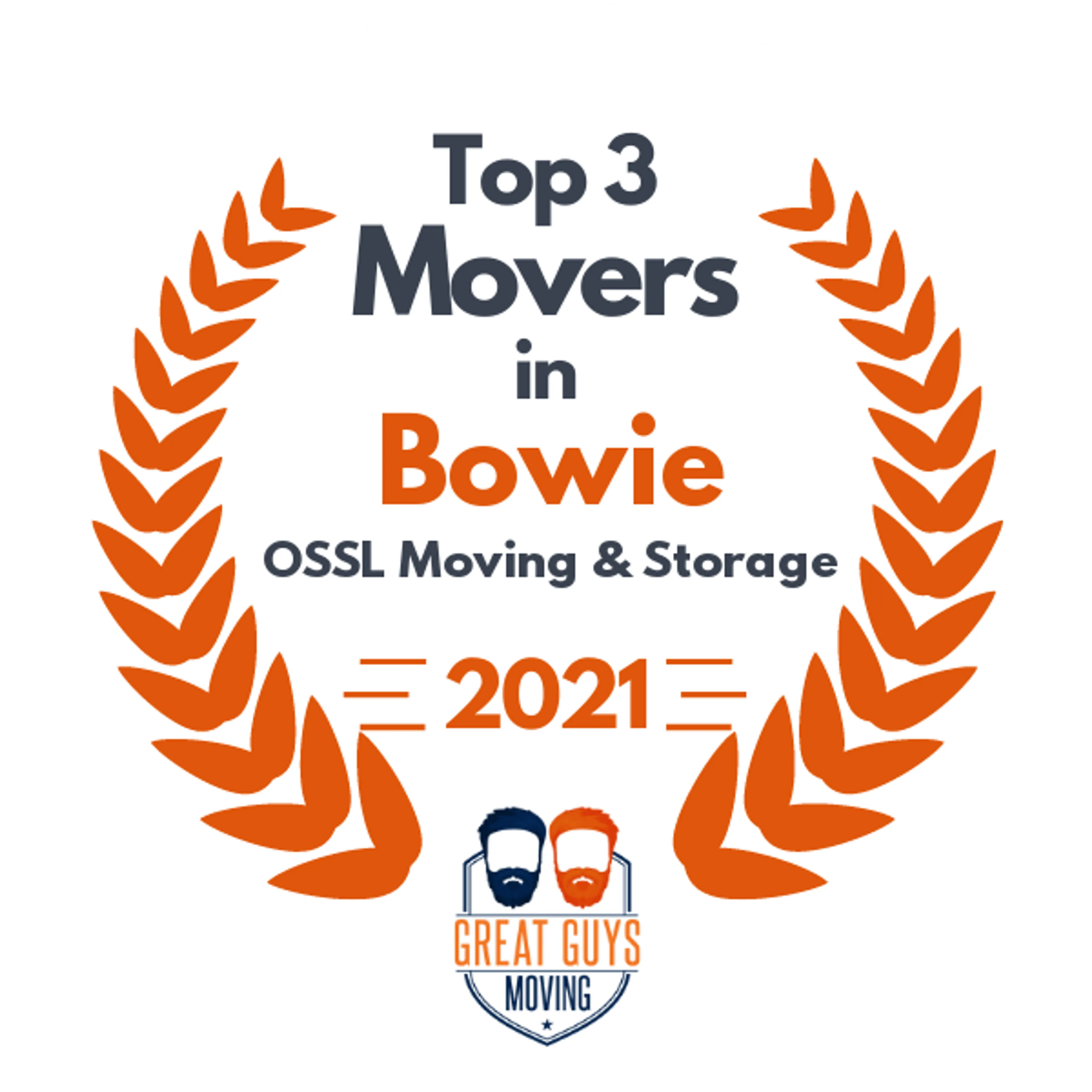 Top 3 Movers in Baltimore, MD 2021 award