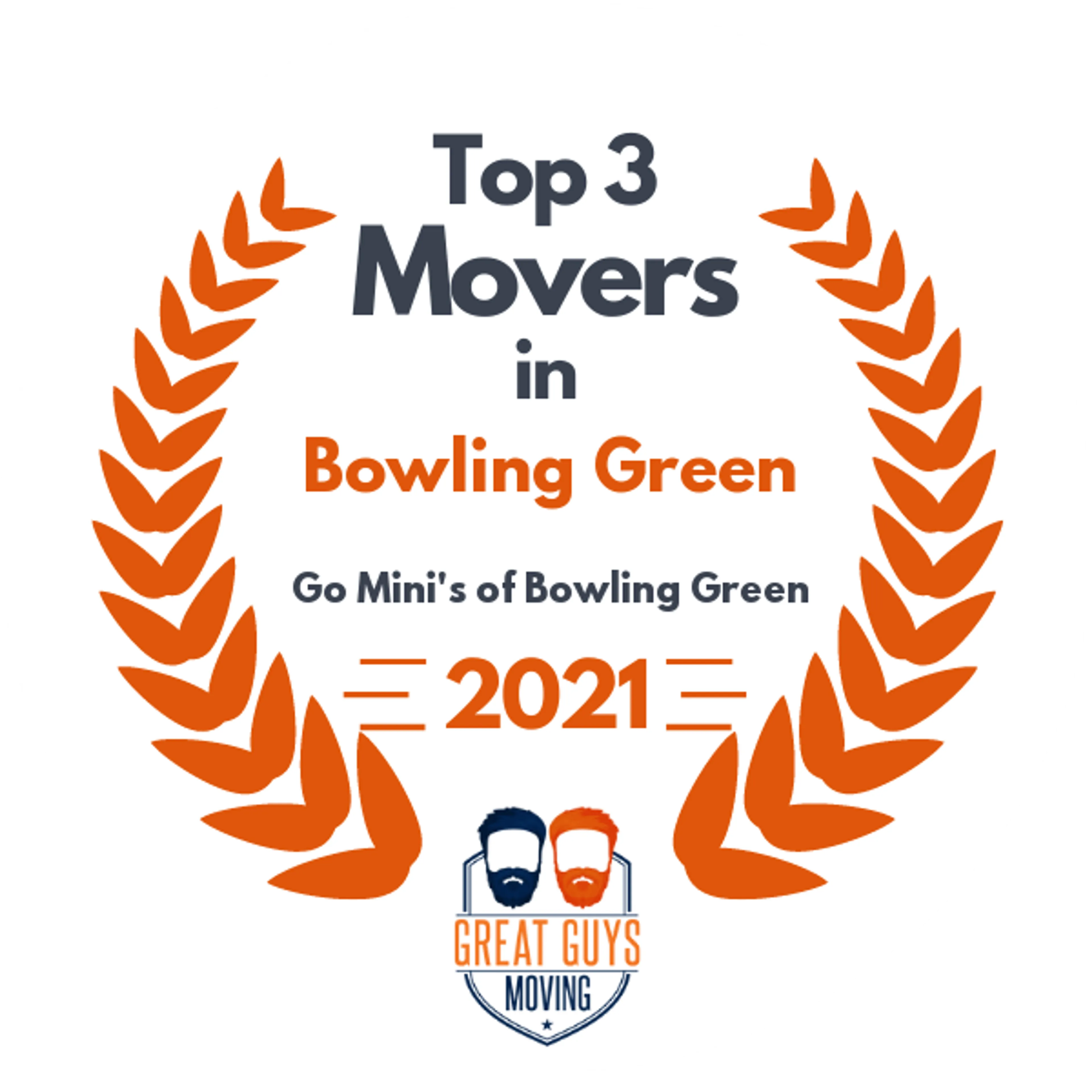 Top 3 Movers in Bowling Green, KY 2021 award