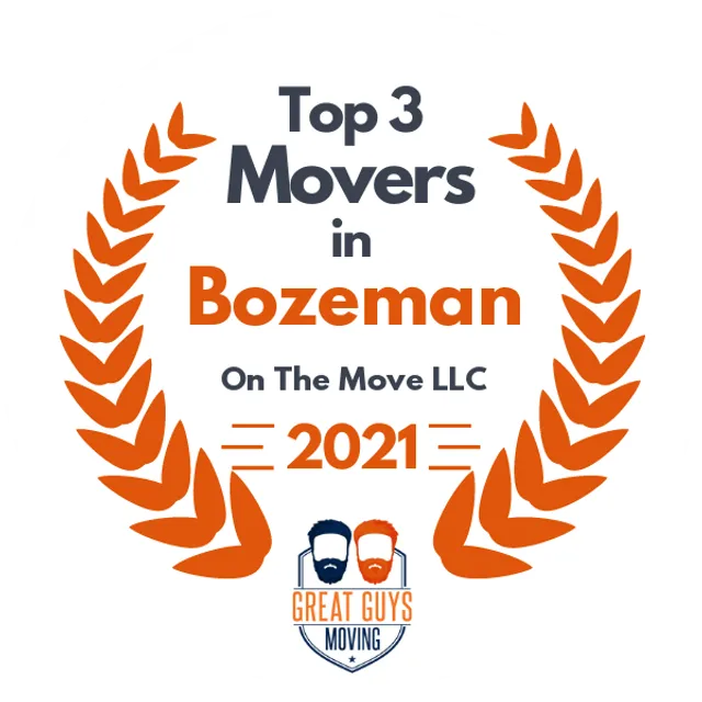 Top 3 Movers in Bozeman, MT 2021 award