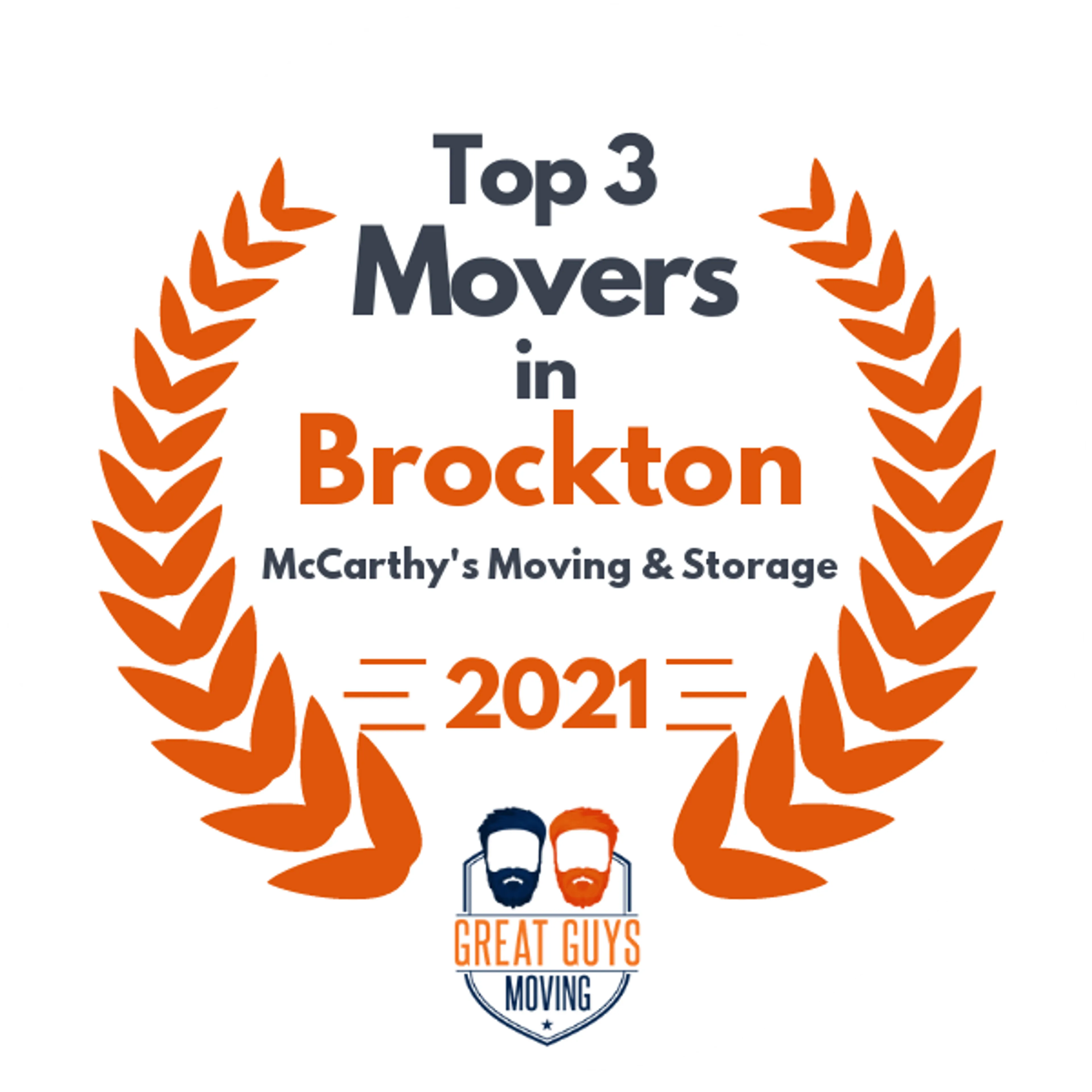 Top 3 Movers in Worcester, MA 2021 award