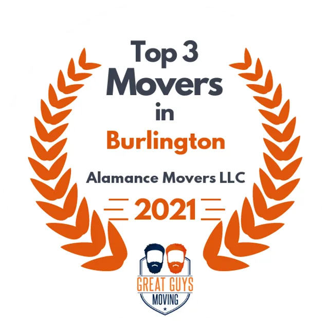 Top 3 Movers in Greensboro, NC 2021 award