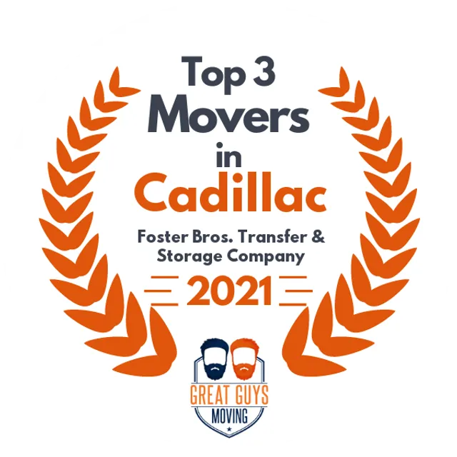 Top 3 Movers in Cadillac, MI 2021 award