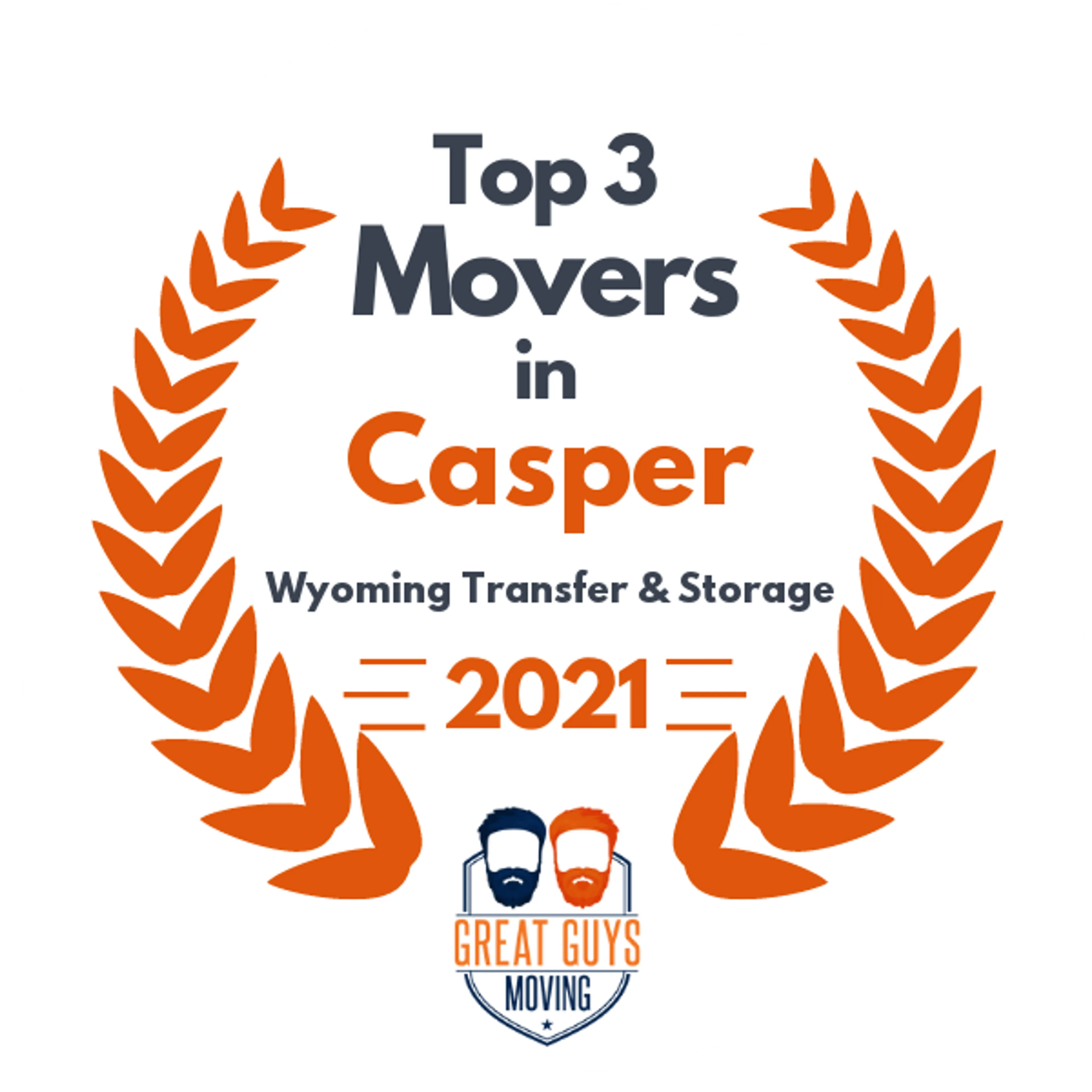 Top 3 Movers in Casper, WY 2021 award