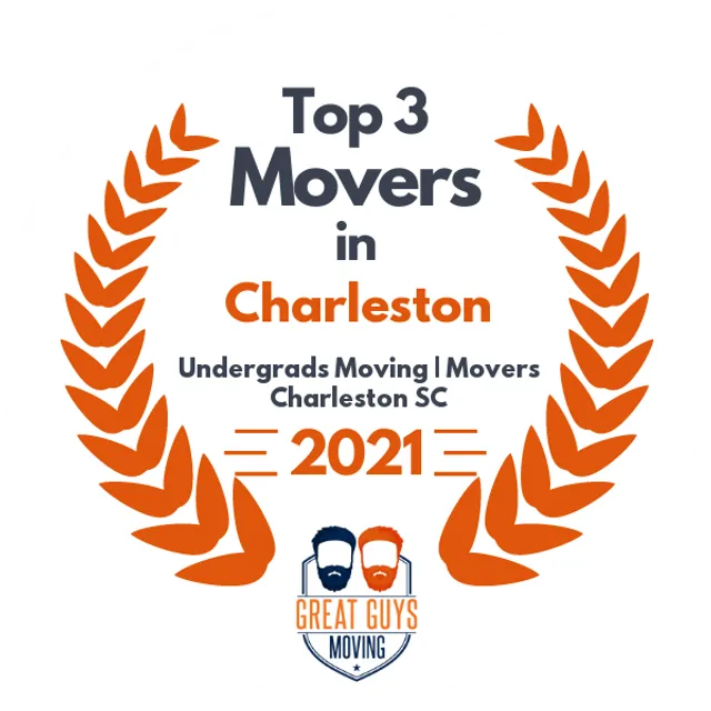 Top 3 Movers in Charleston, SC 2021 award