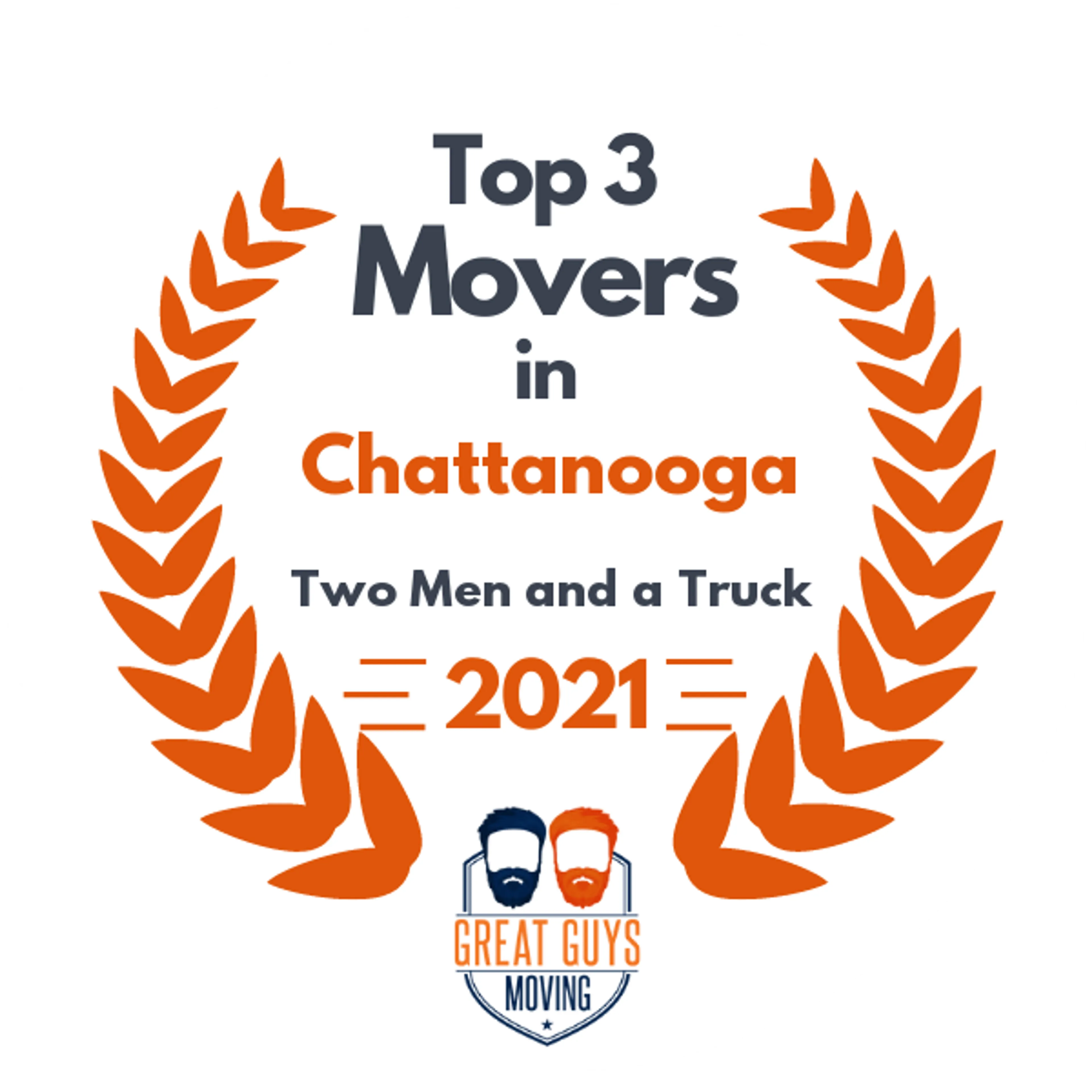 Top 3 Movers in Chattanooga, TN 2021 award