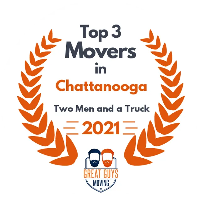 Top 3 Movers in Chattanooga, TN 2021 award