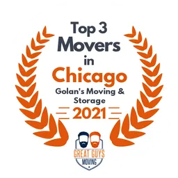 top 3 ranked movers in chicago 2021 golans moving storage image