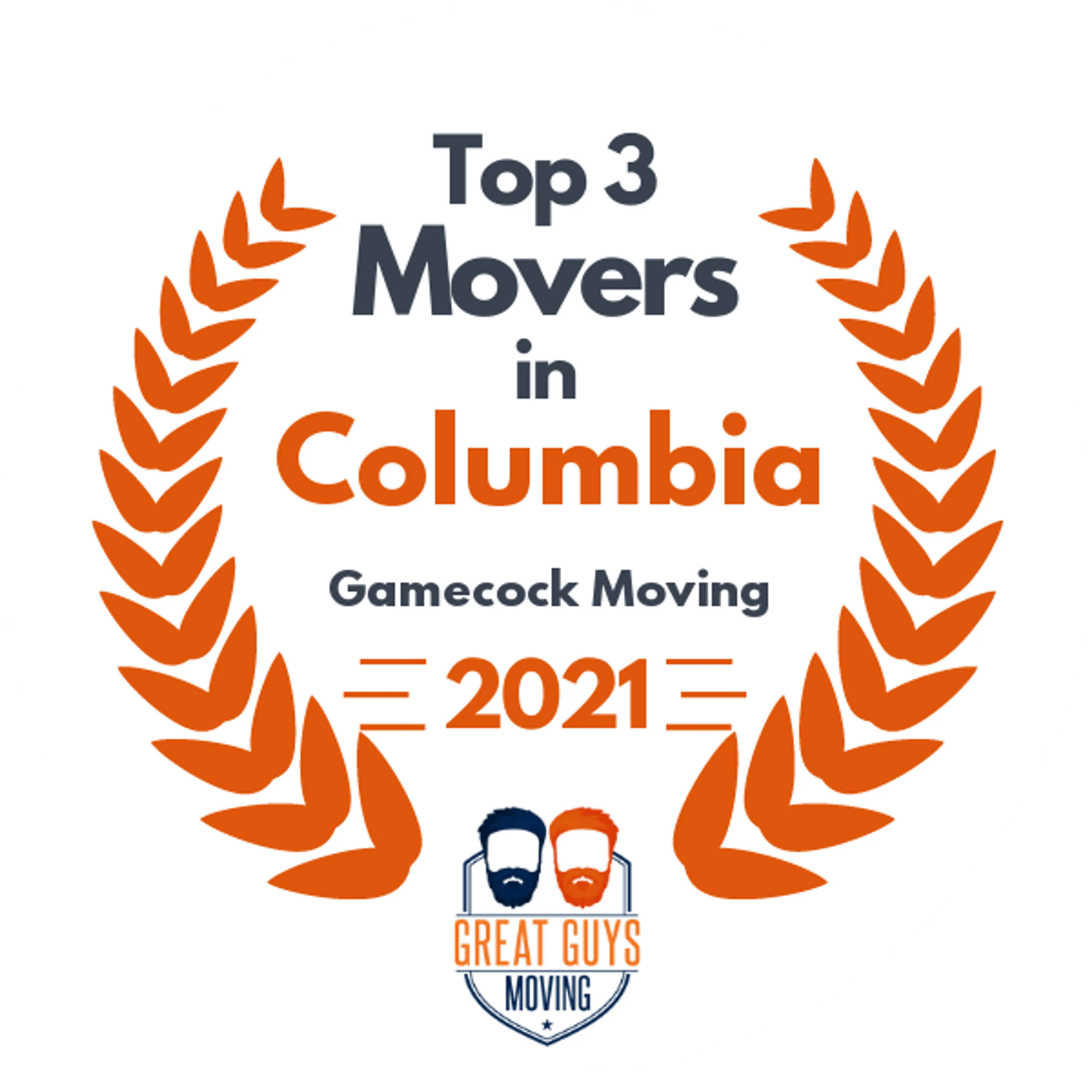 Top 3 Movers in Charleston, SC 2021 award