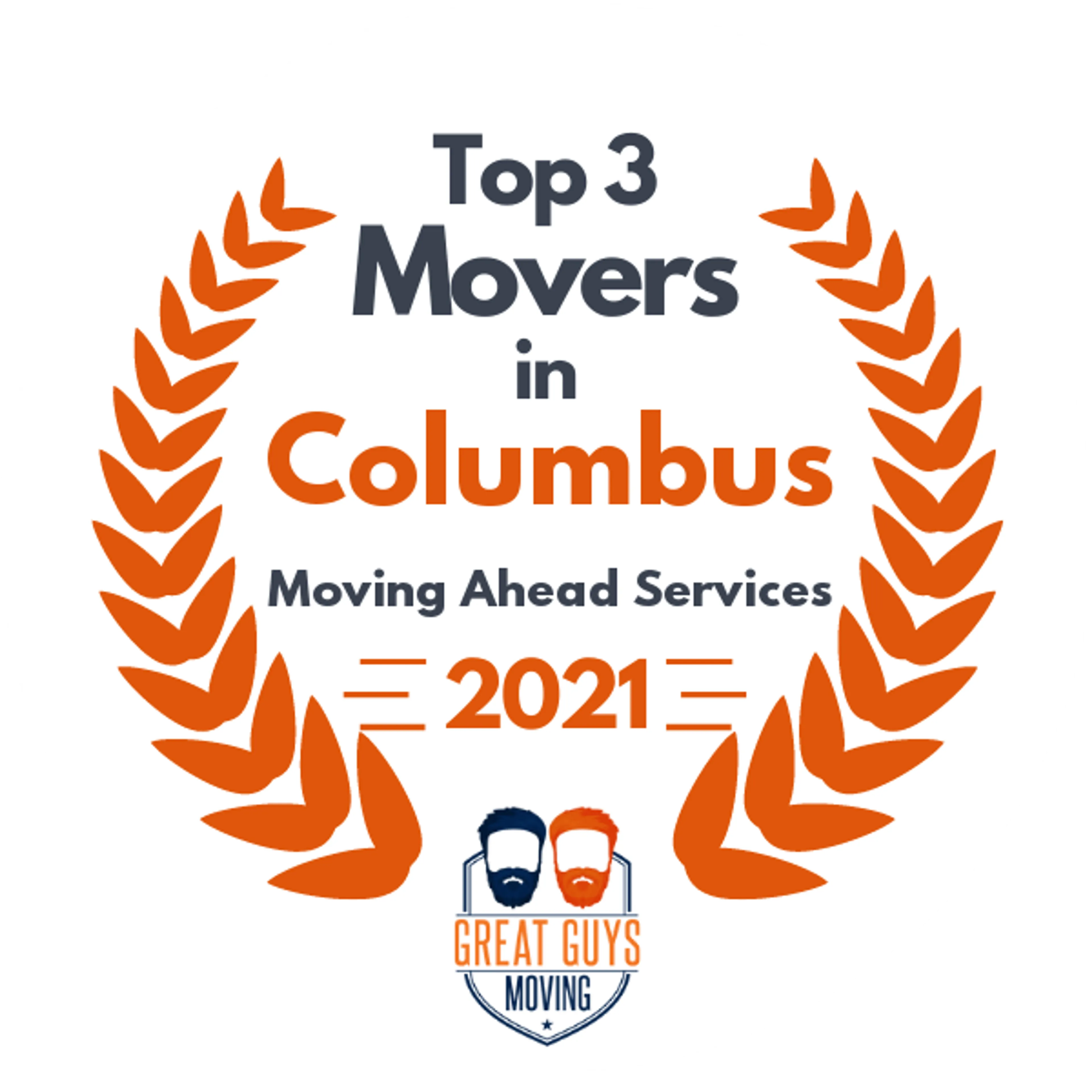 Top 3 Movers in Columbus, OH 2021 award