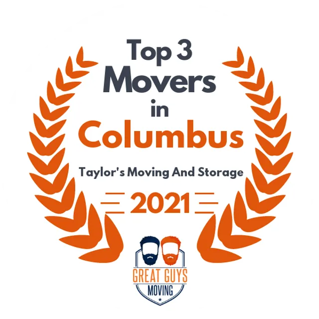 Top 3 Movers in Columbus, GA 2021 award