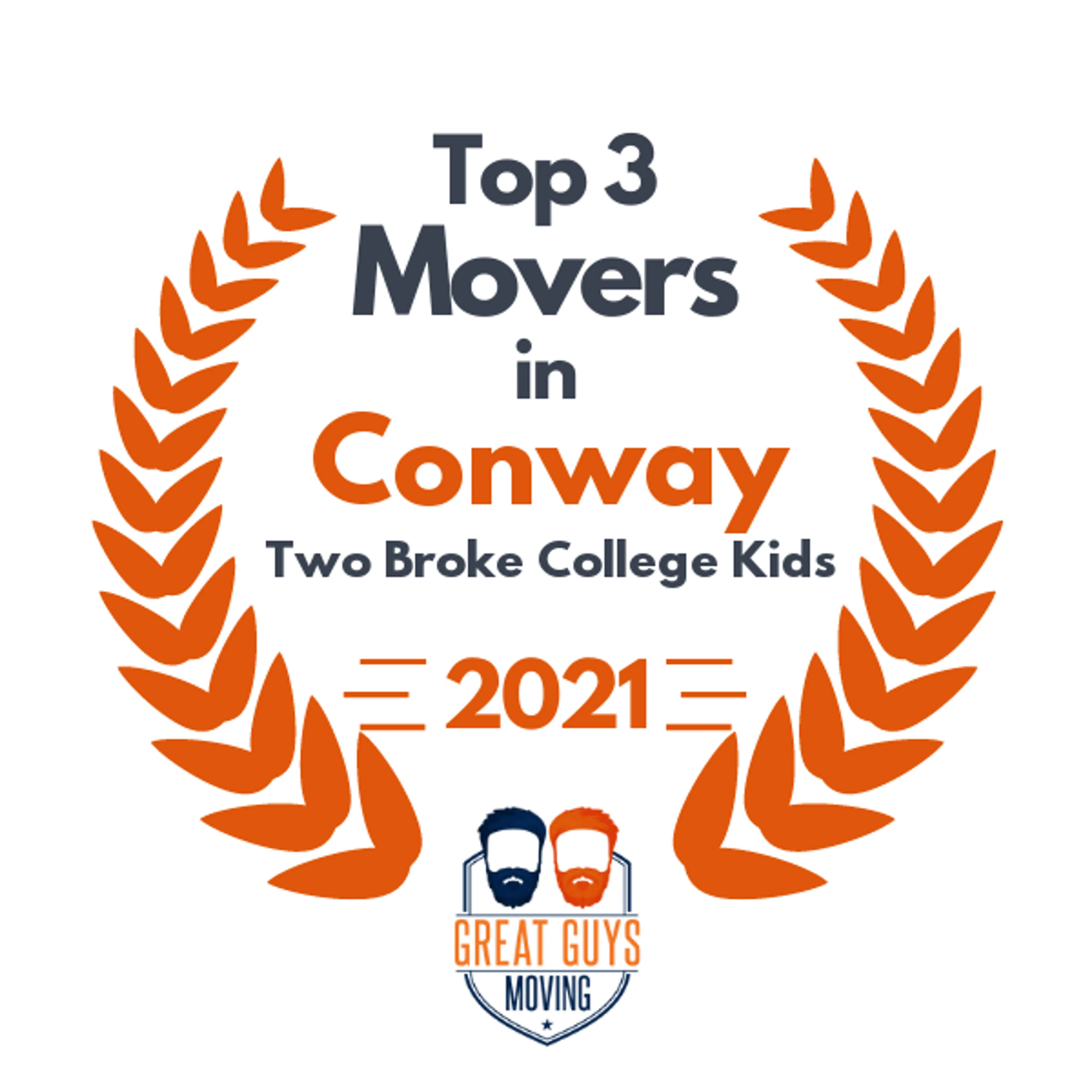 Top 3 Movers in Little Rock, AR 2021 award