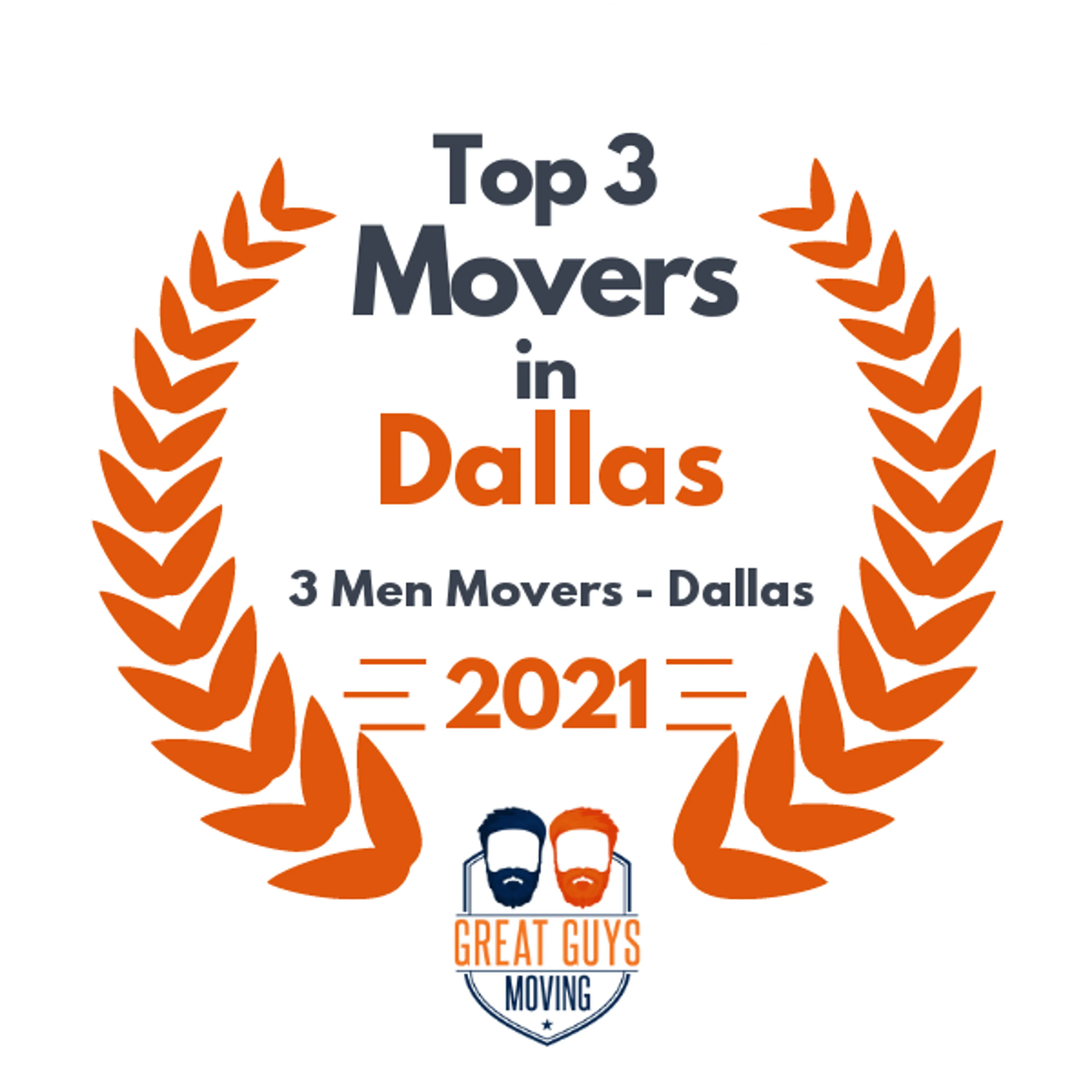 Top 3 Movers in Dallas, TX 2021 award