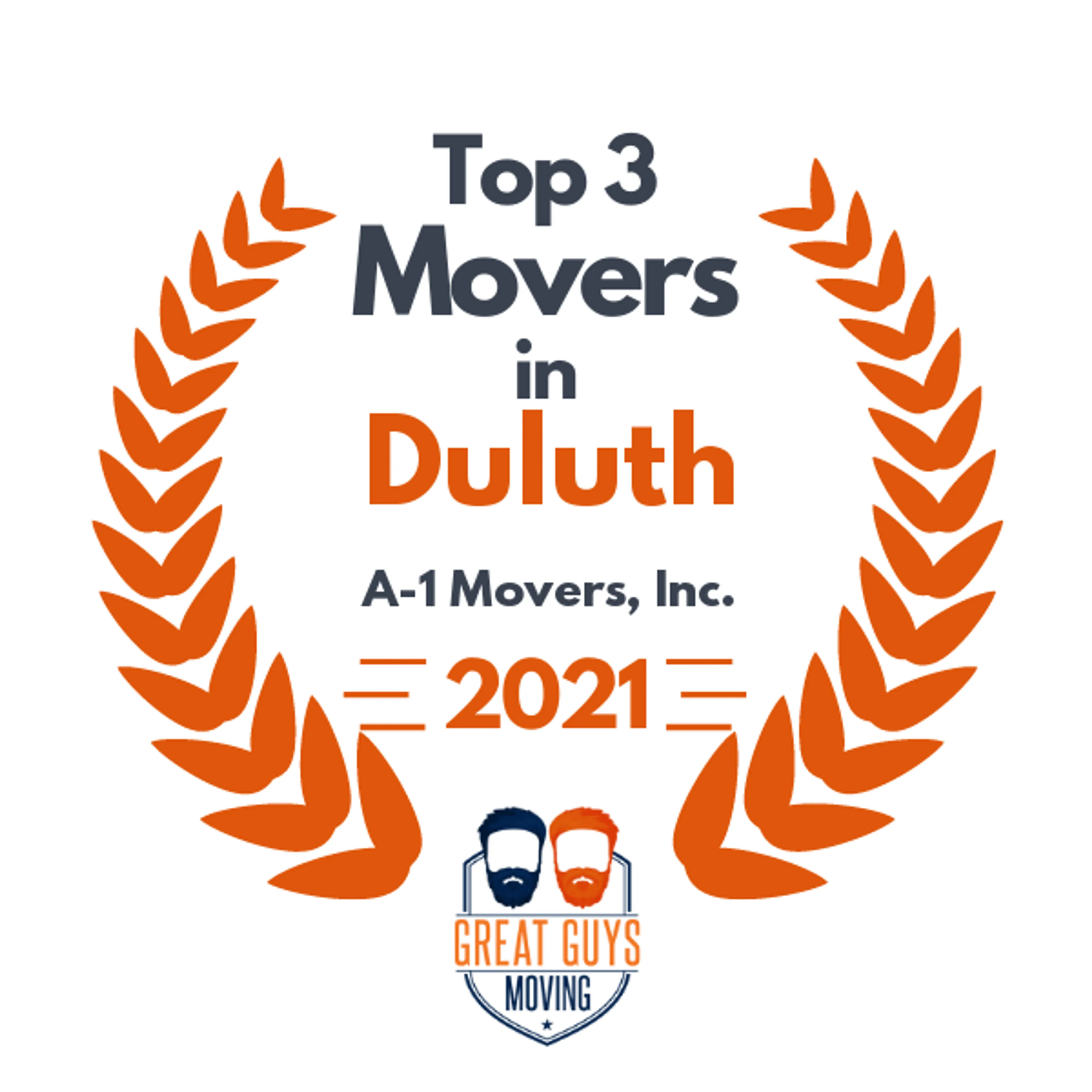 Top 3 Movers in Duluth, MN 2021 award