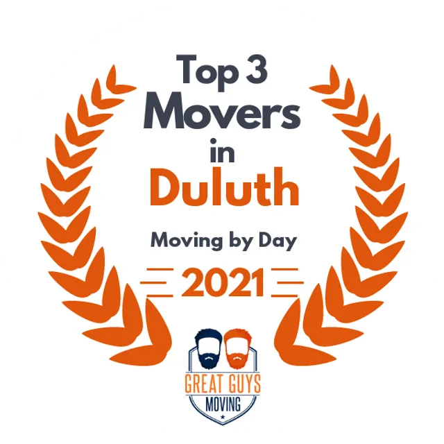 Top 3 Movers in Duluth, MN 2021 award