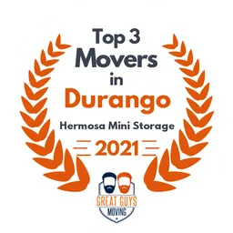 top 3 ranked movers in durango 2021 hermosa mini storage image