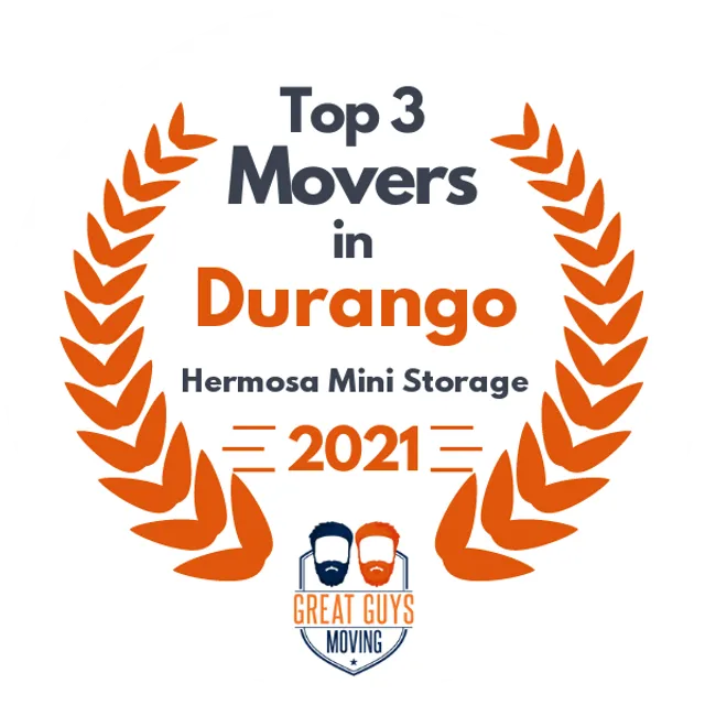 Top 3 Movers in Durango, CO 2021 award