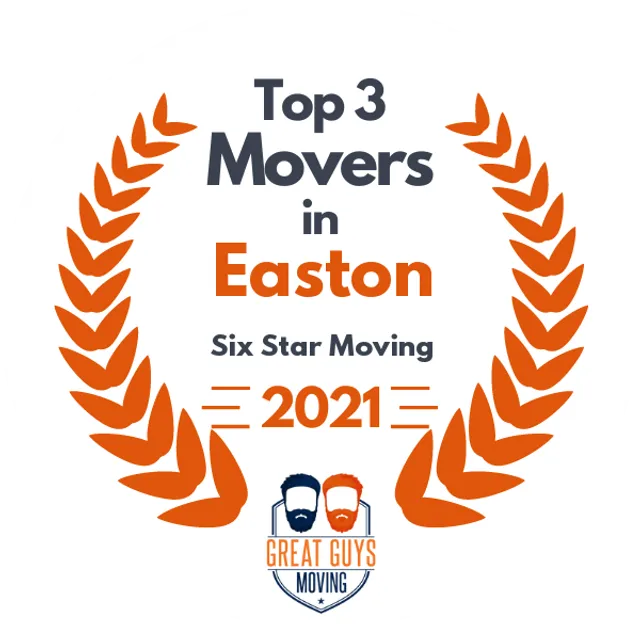 Top 3 Movers in Easton, MD 2021 award