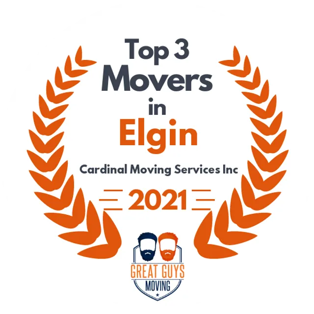 Top 3 Movers in Elgin, IL 2021 award