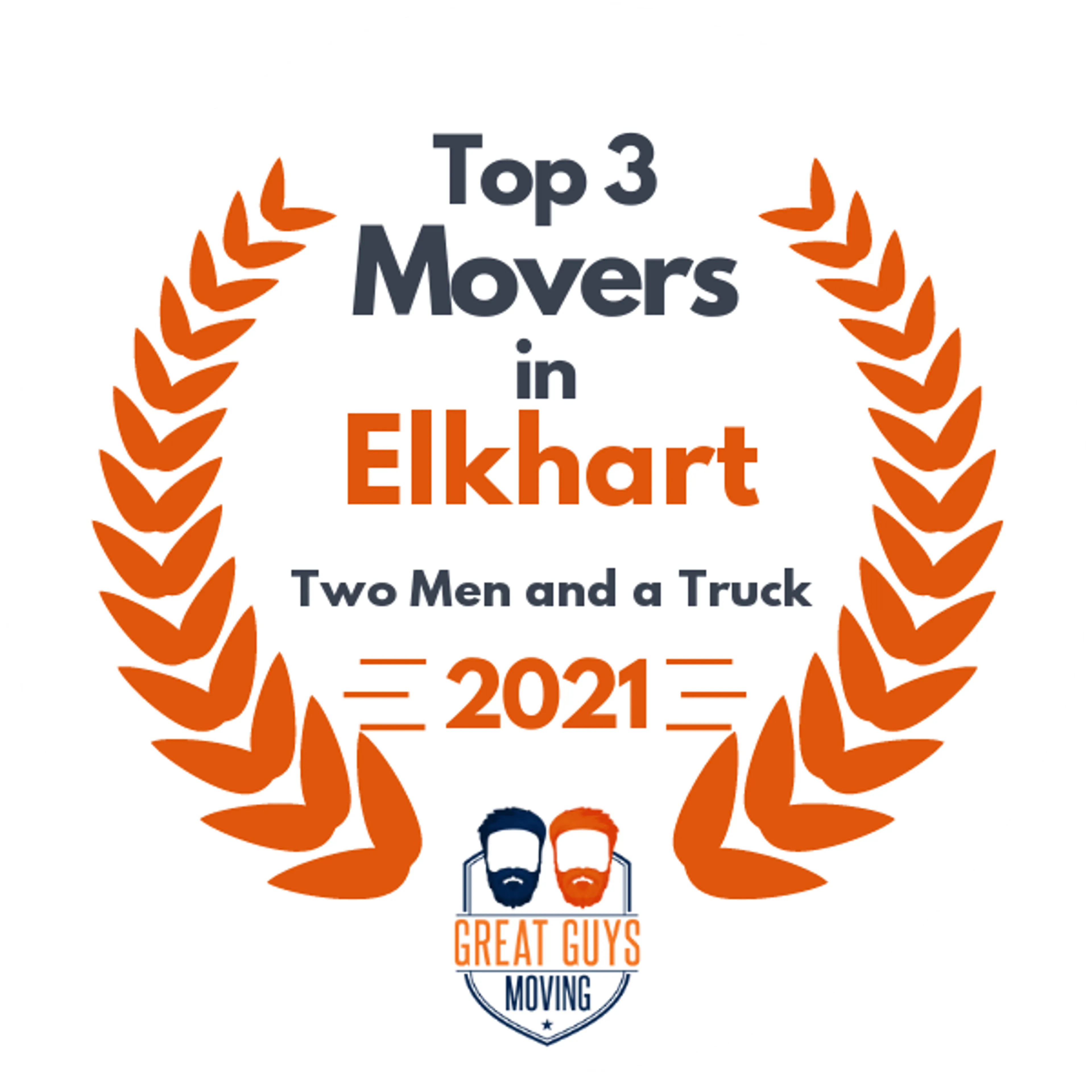 Top 3 Movers in Elkhart, IN 2021 award