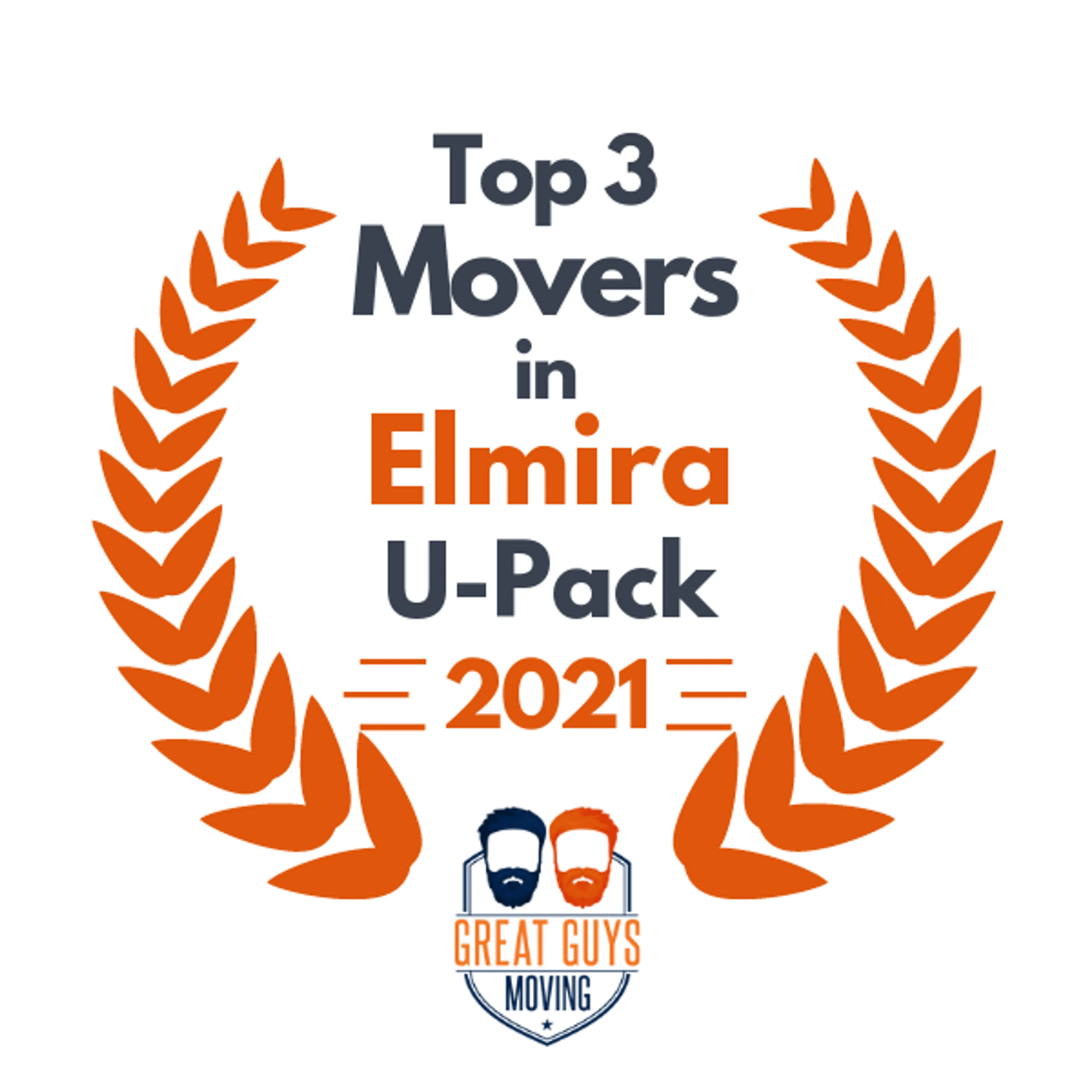 Top 3 Movers in Elmira, NY 2021 award