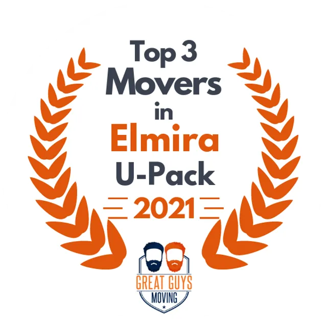 Top 3 Movers in Elmira, NY 2021 award