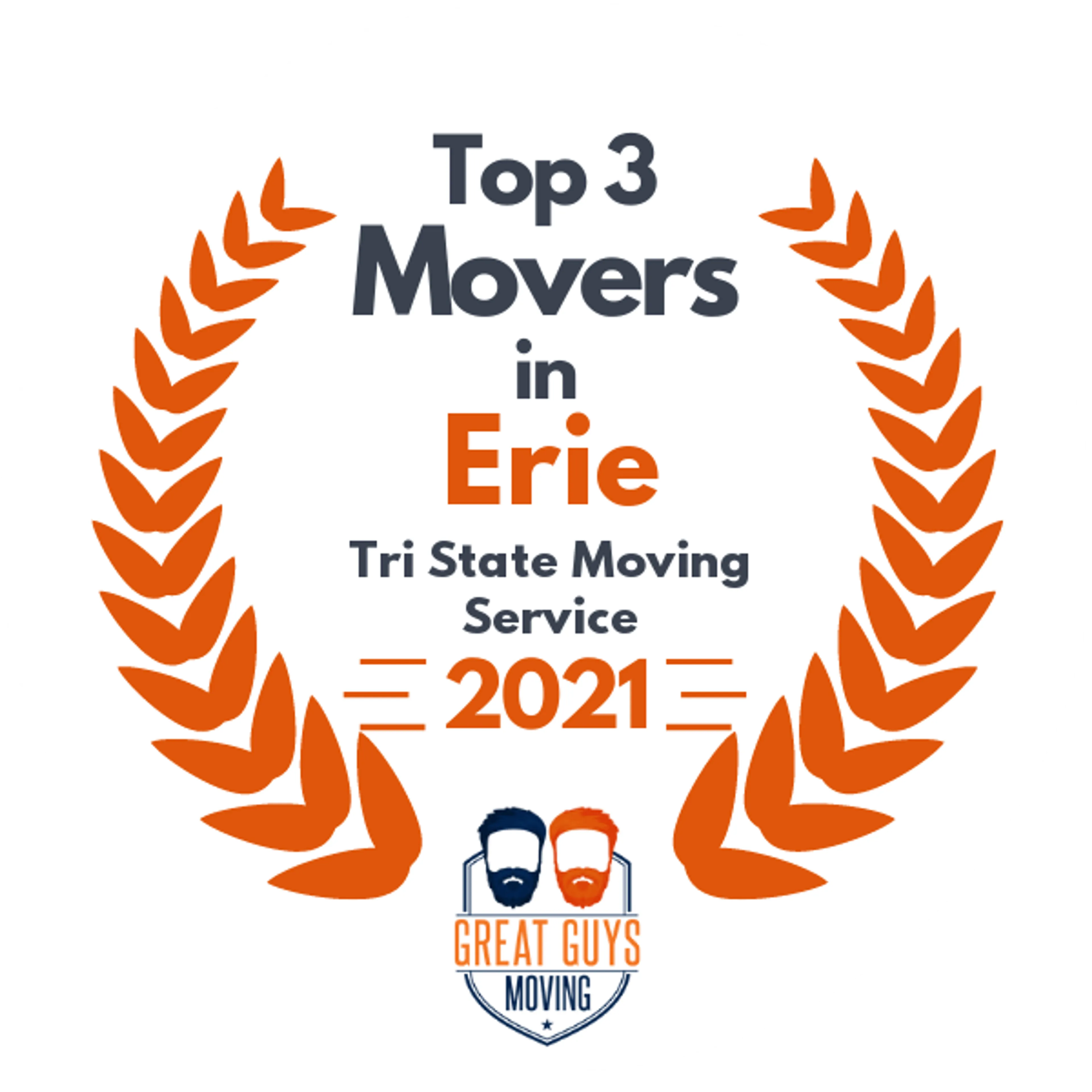 Top 3 Movers in Erie, PA 2021 award