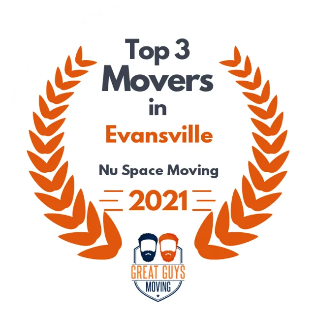 Top 3 Movers in Evansville, IN 2021 award