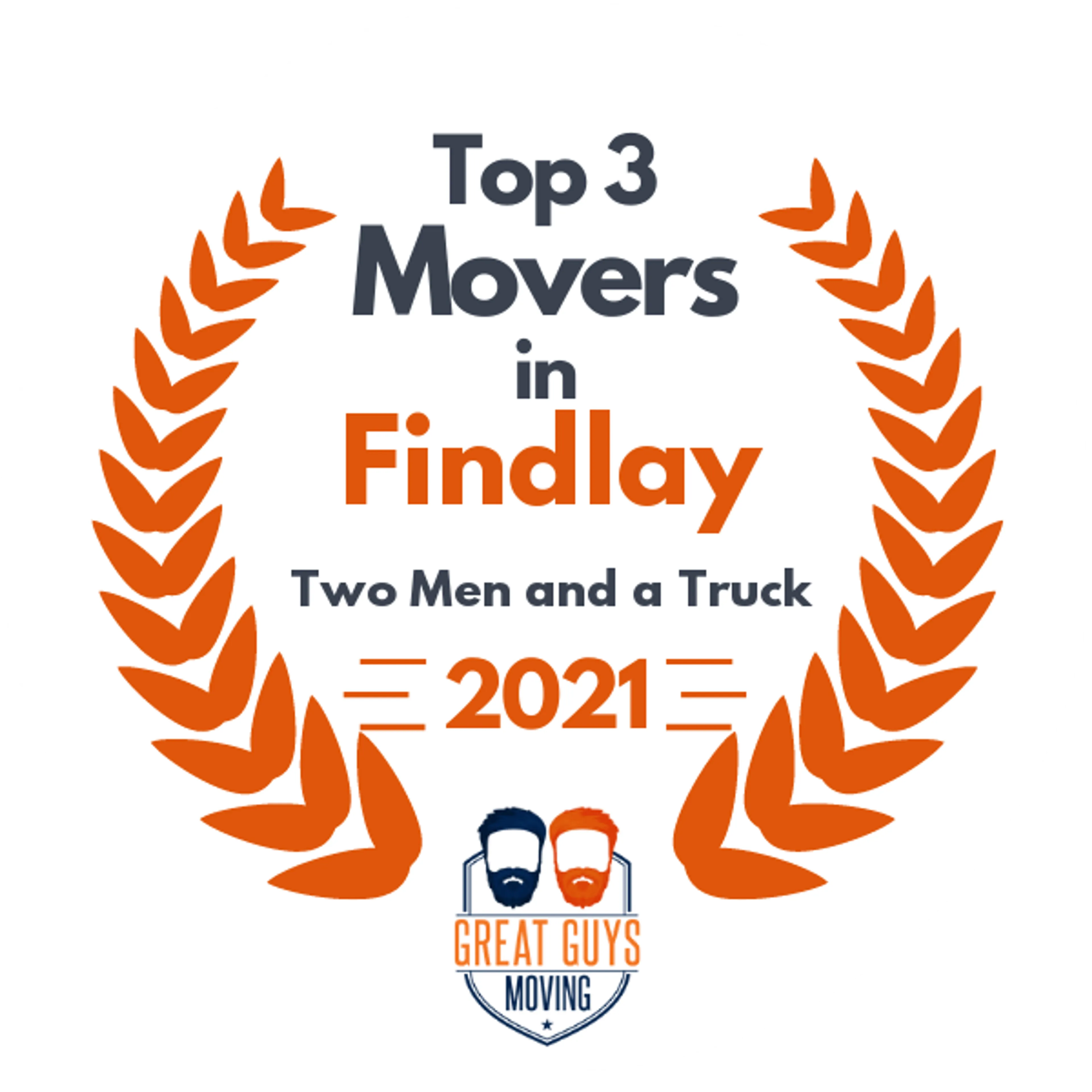 Top 3 Movers in Findlay, OH 2021 award