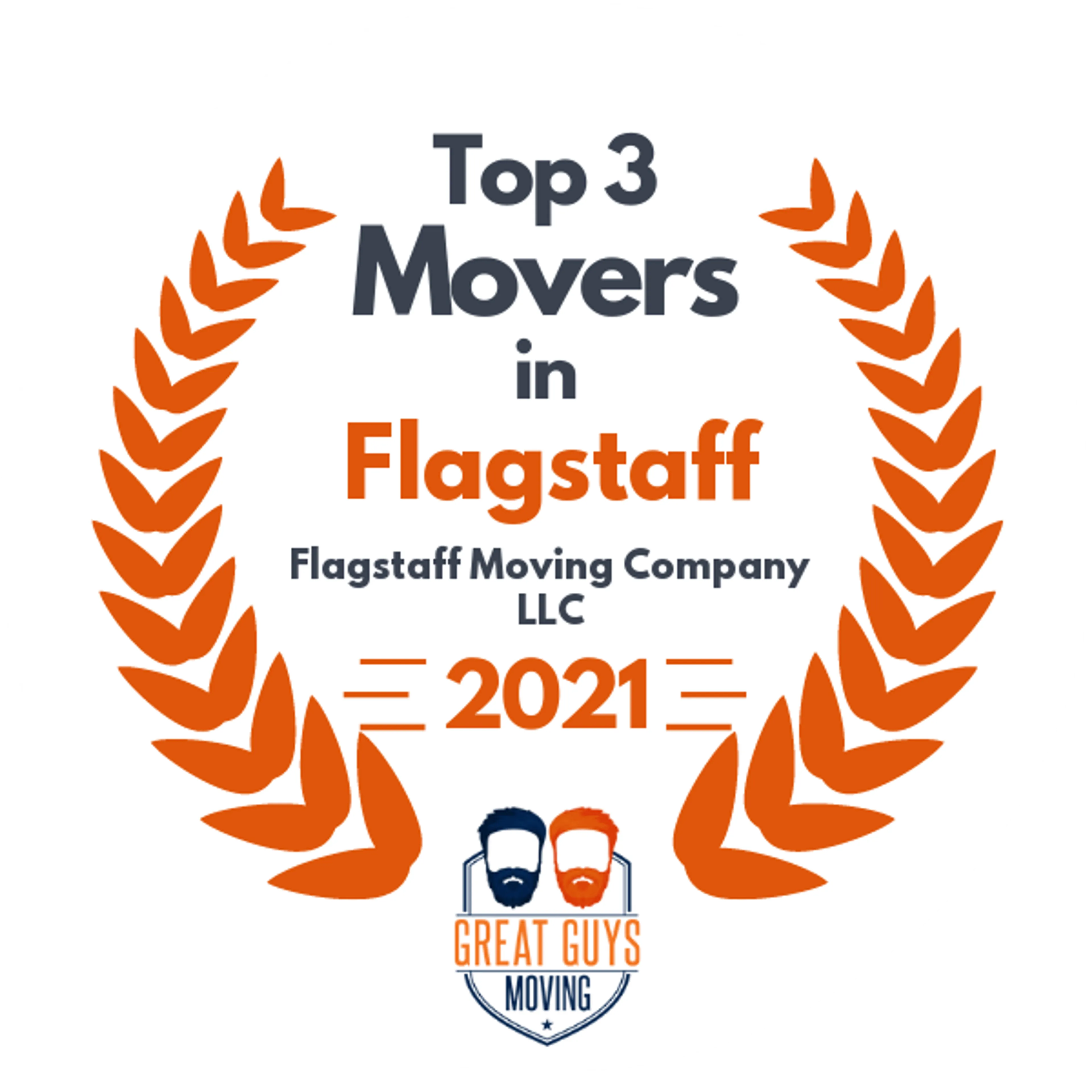 Top 3 Movers in Flagstaff, AZ 2021 award