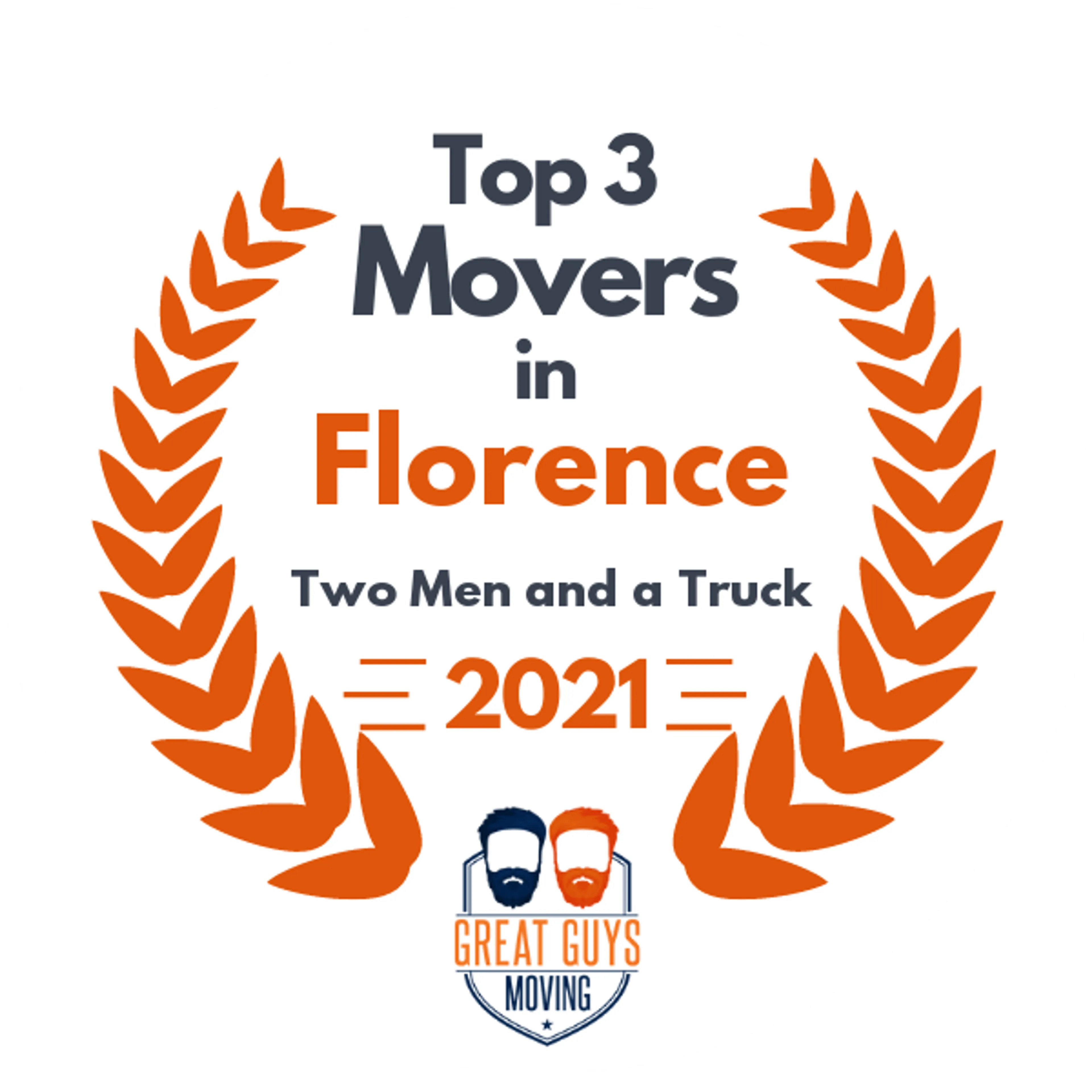 Top 3 Movers in Florence, SC 2021 award