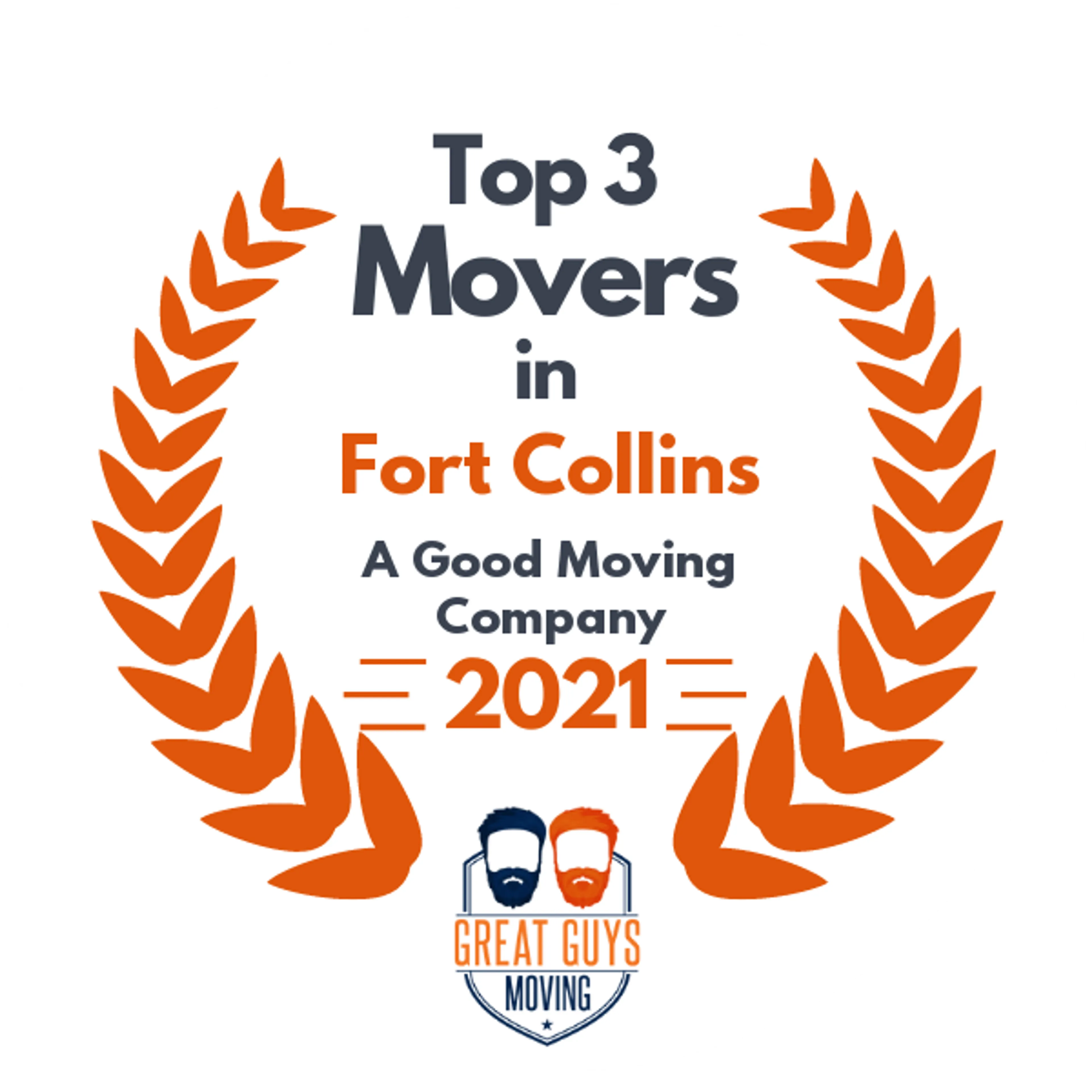 Top 3 Movers in Fort Collins, CO 2021 award
