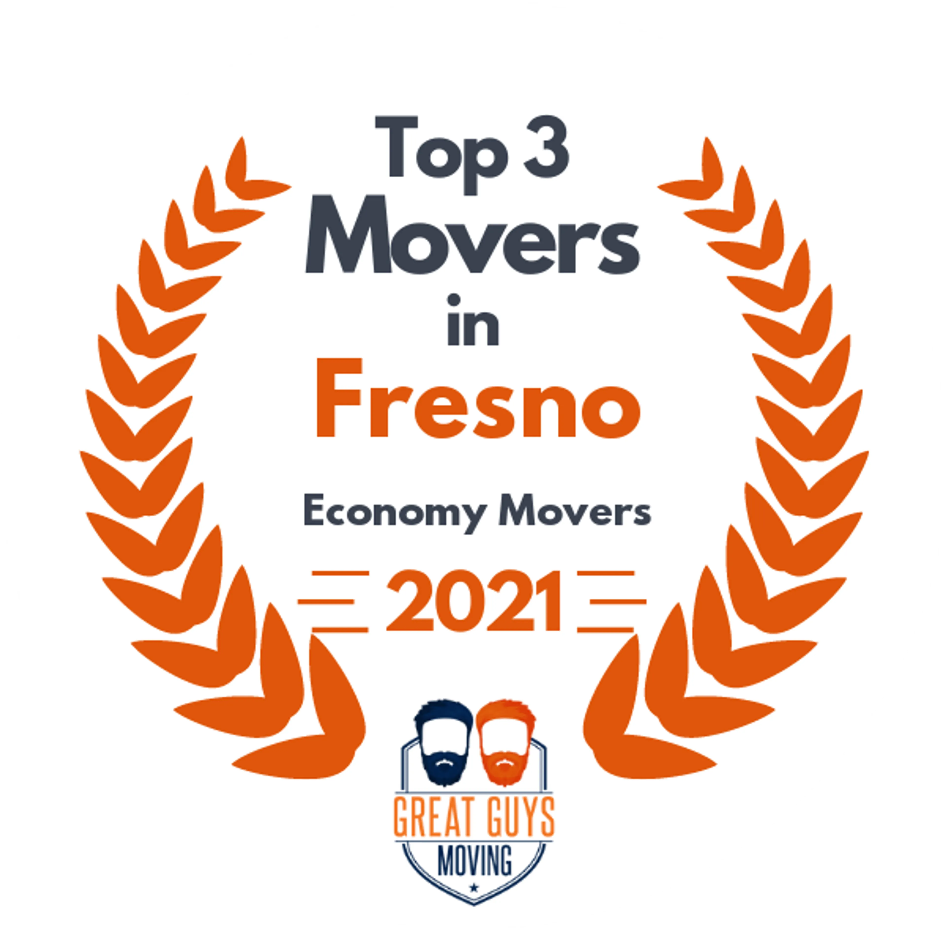 Top 3 Movers in Fresno, CA 2021 award