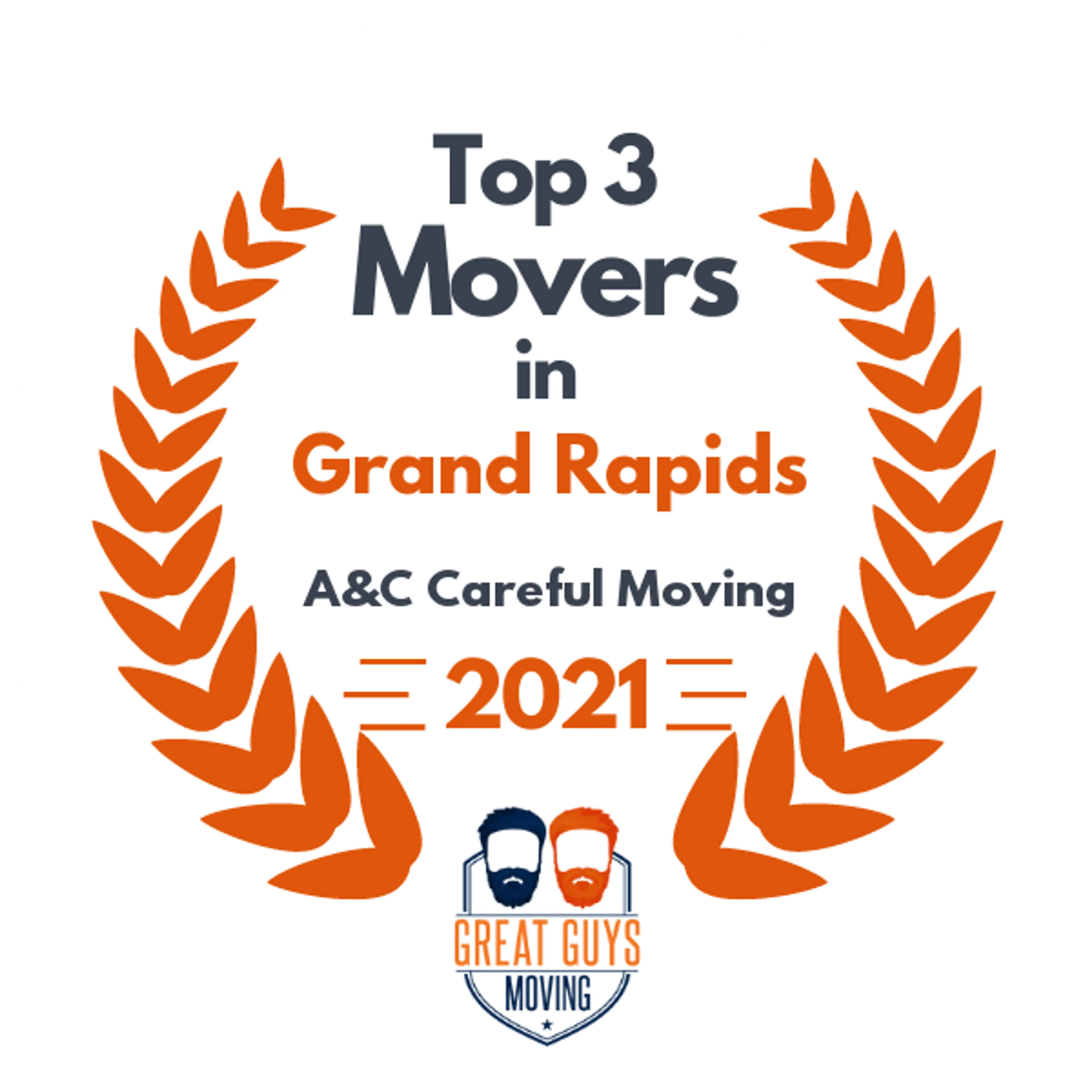 Top 3 Movers in Grand Rapids, MI 2021 award