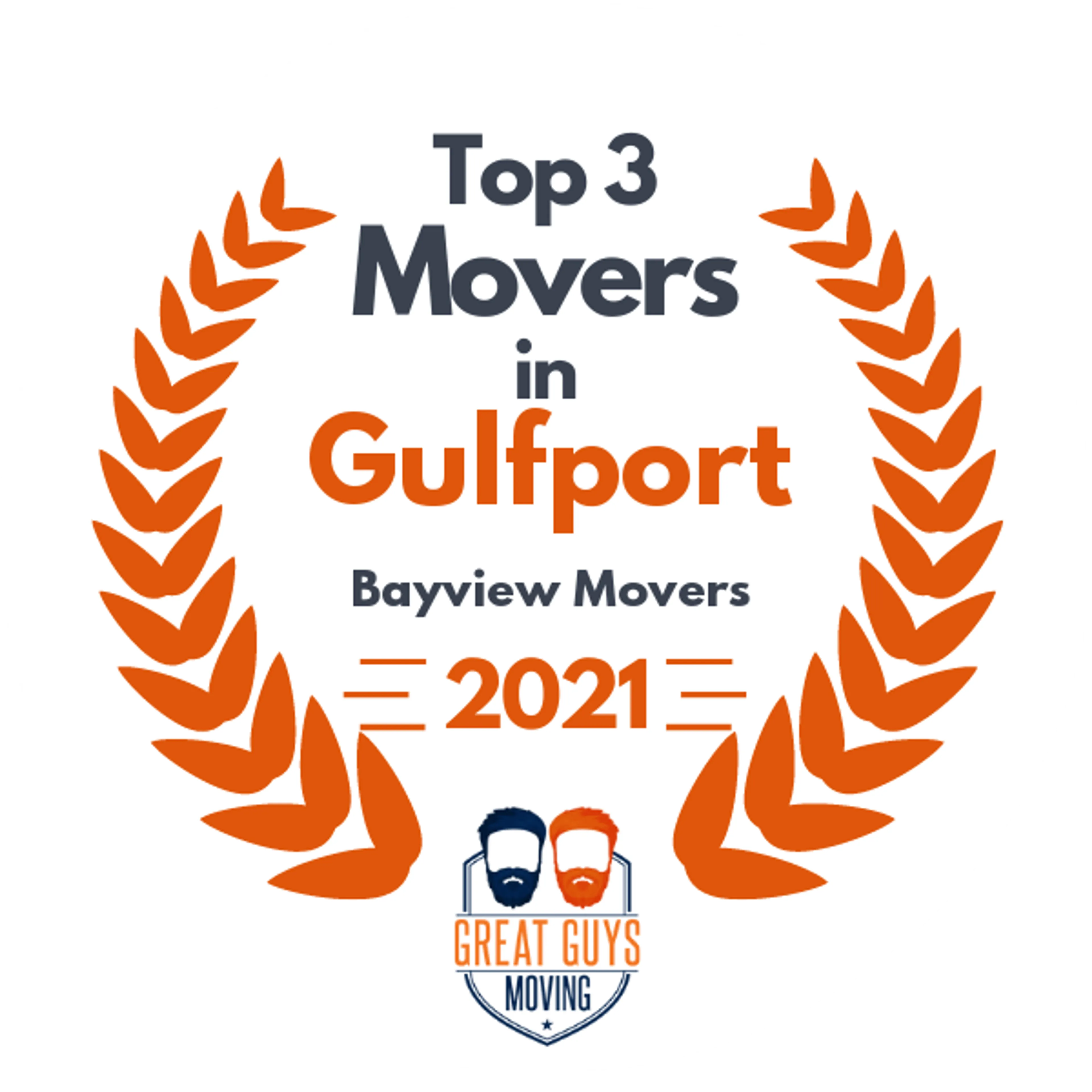 Top 3 Movers in Gulfport, MS 2021 award