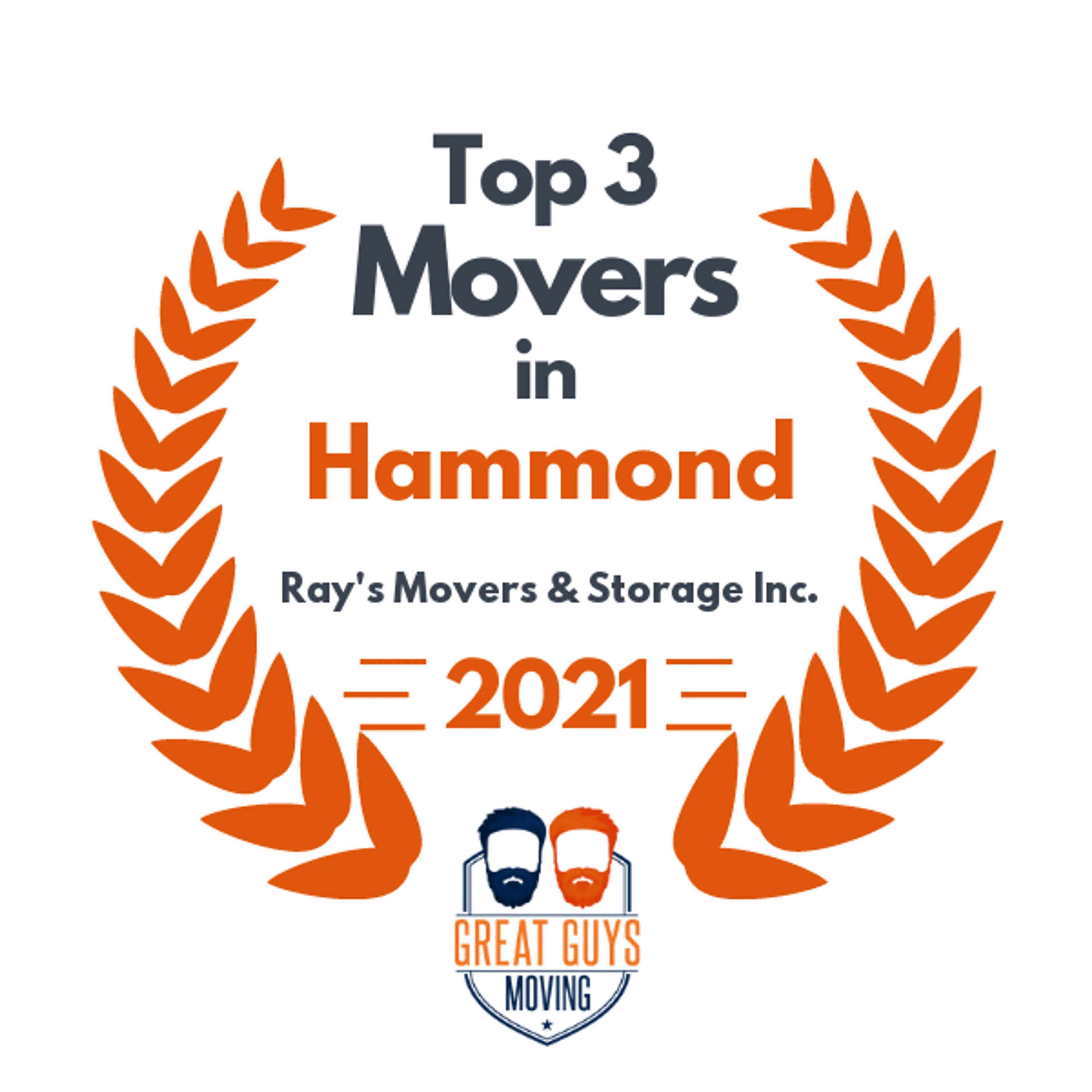 Top 3 Movers in Hammond, IN 2021 award