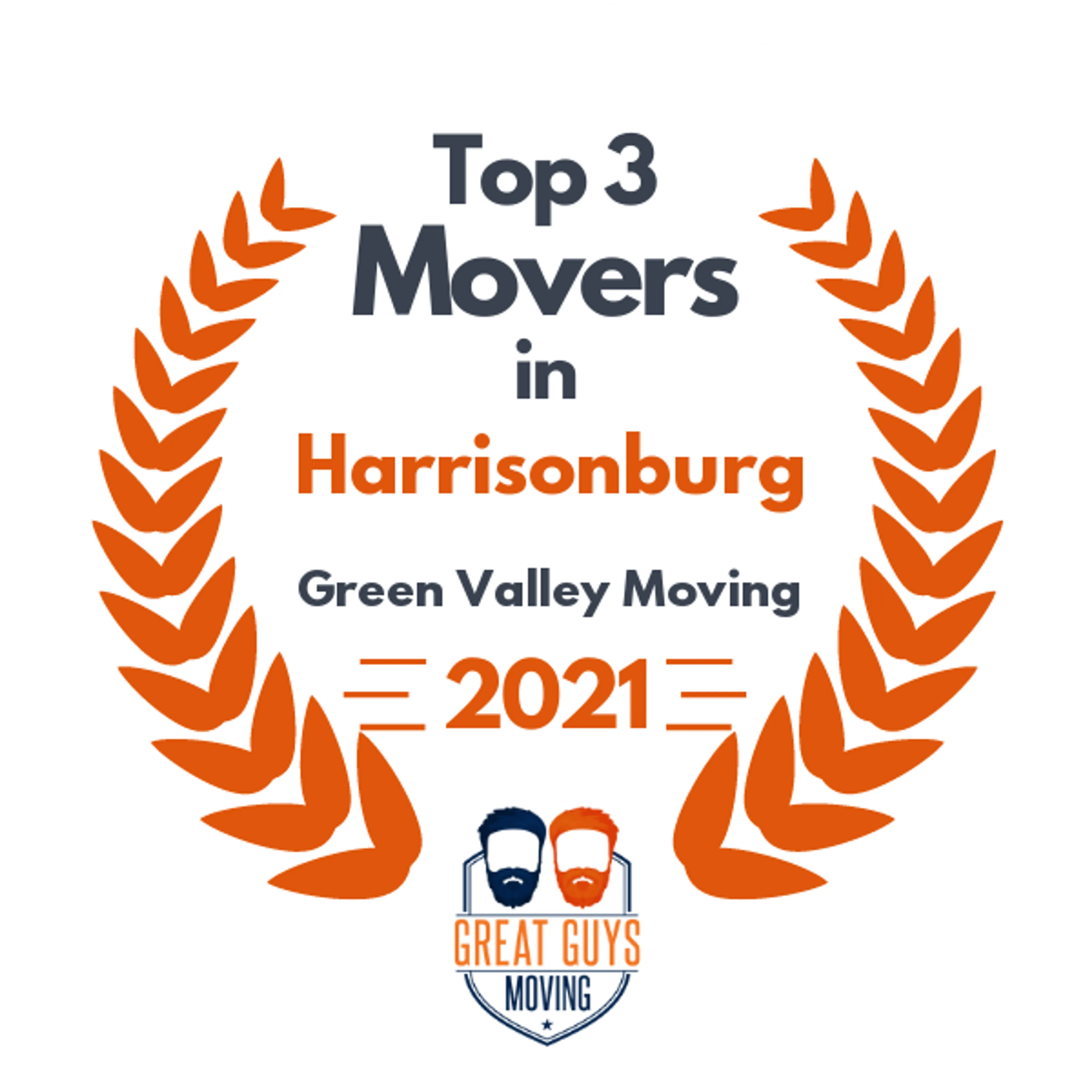 Top 3 Movers in Lynchburg, VA 2021 award
