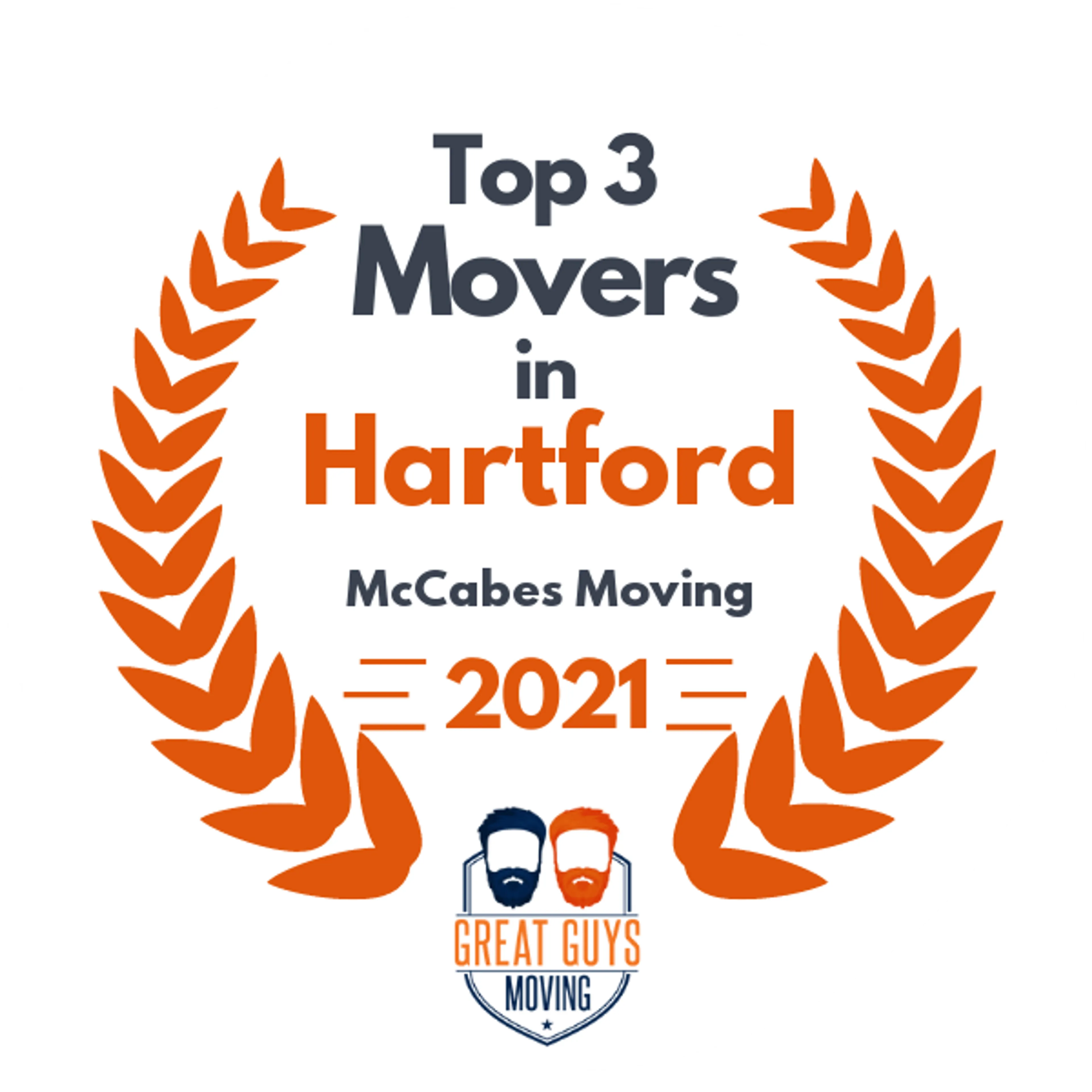 Top 3 Movers in Hartford, CT 2021 award