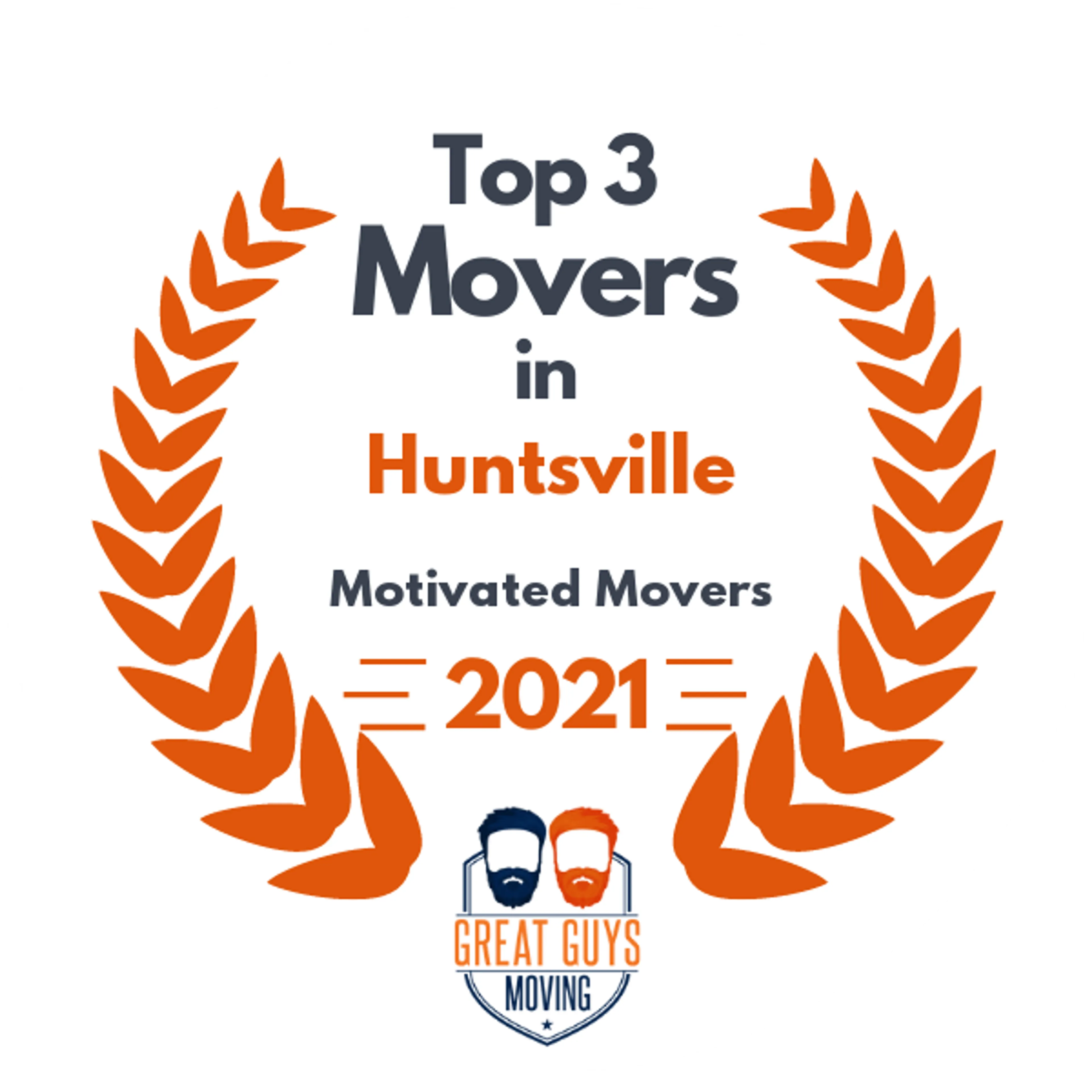 Top 3 Movers in Huntsville, AL 2021 award