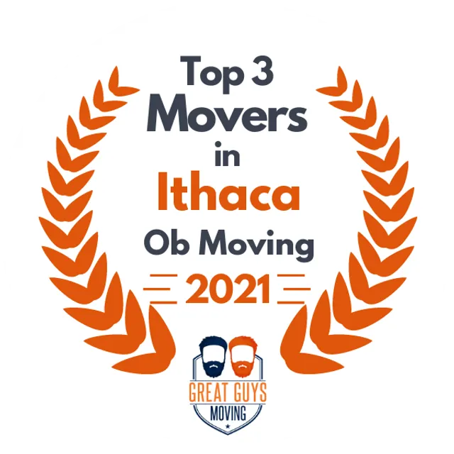 Top 3 Movers in Binghamton, NY 2021 award