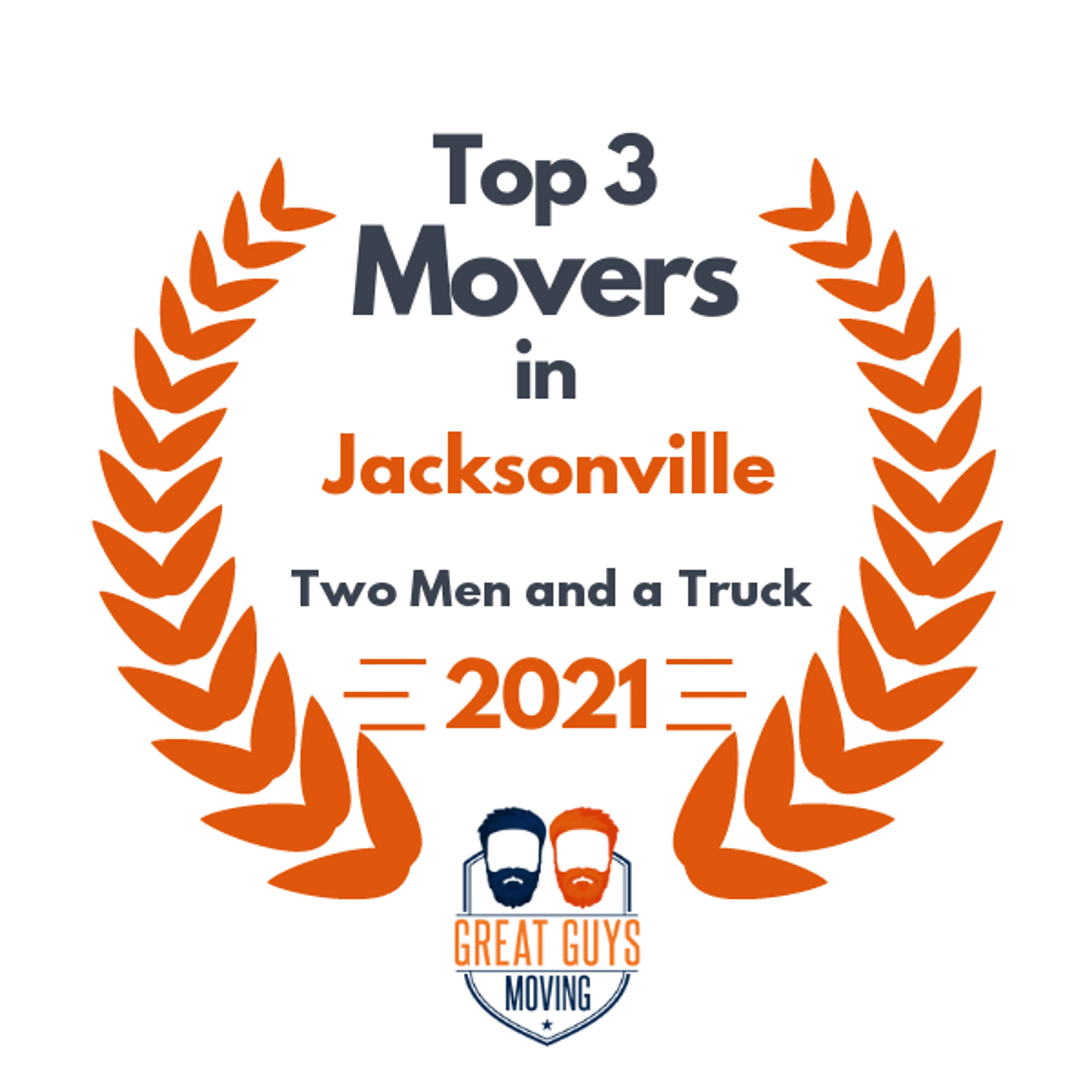 Top 3 Movers in Jacksonville, FL 2021 award