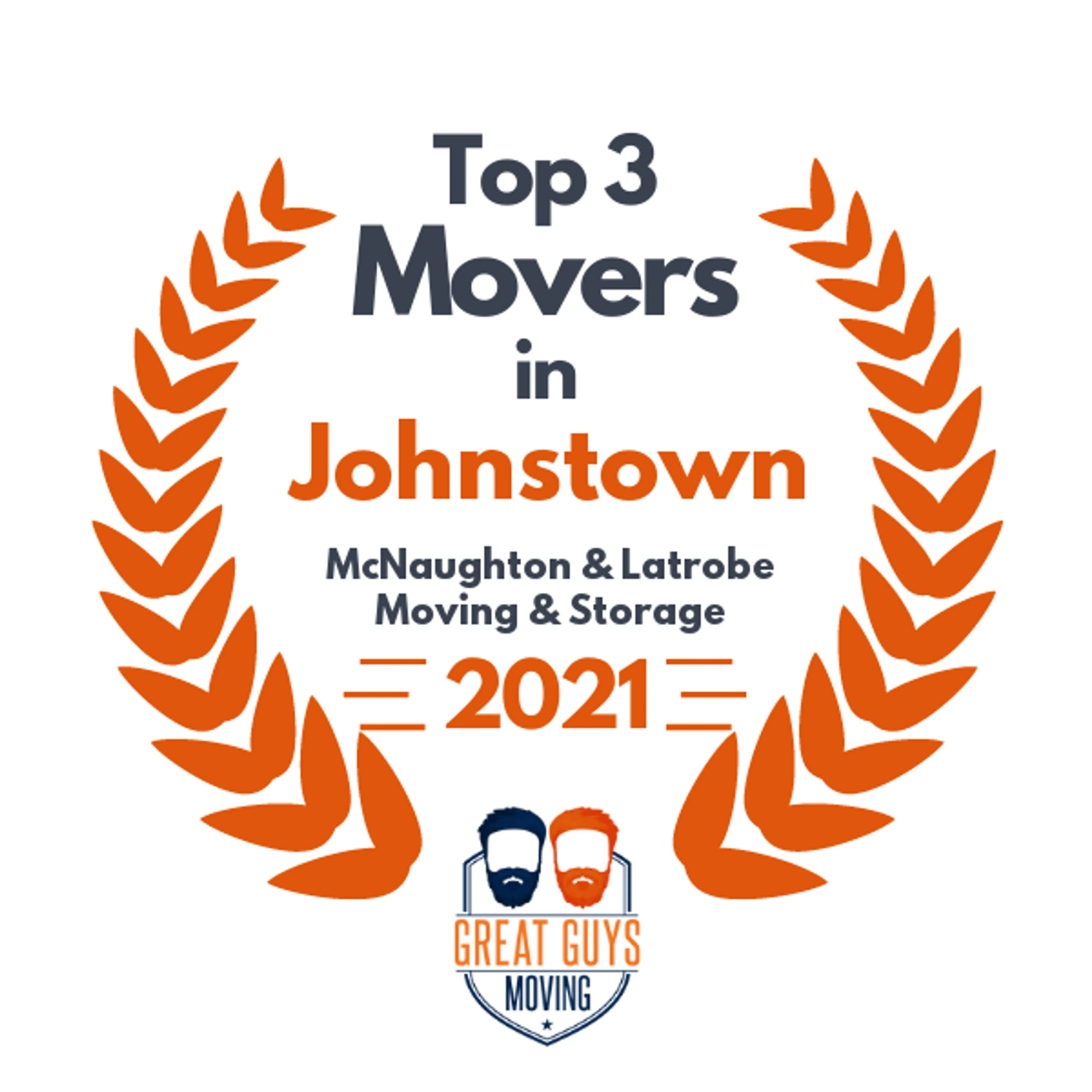Top 3 Movers in Pittsburgh, PA 2021 award