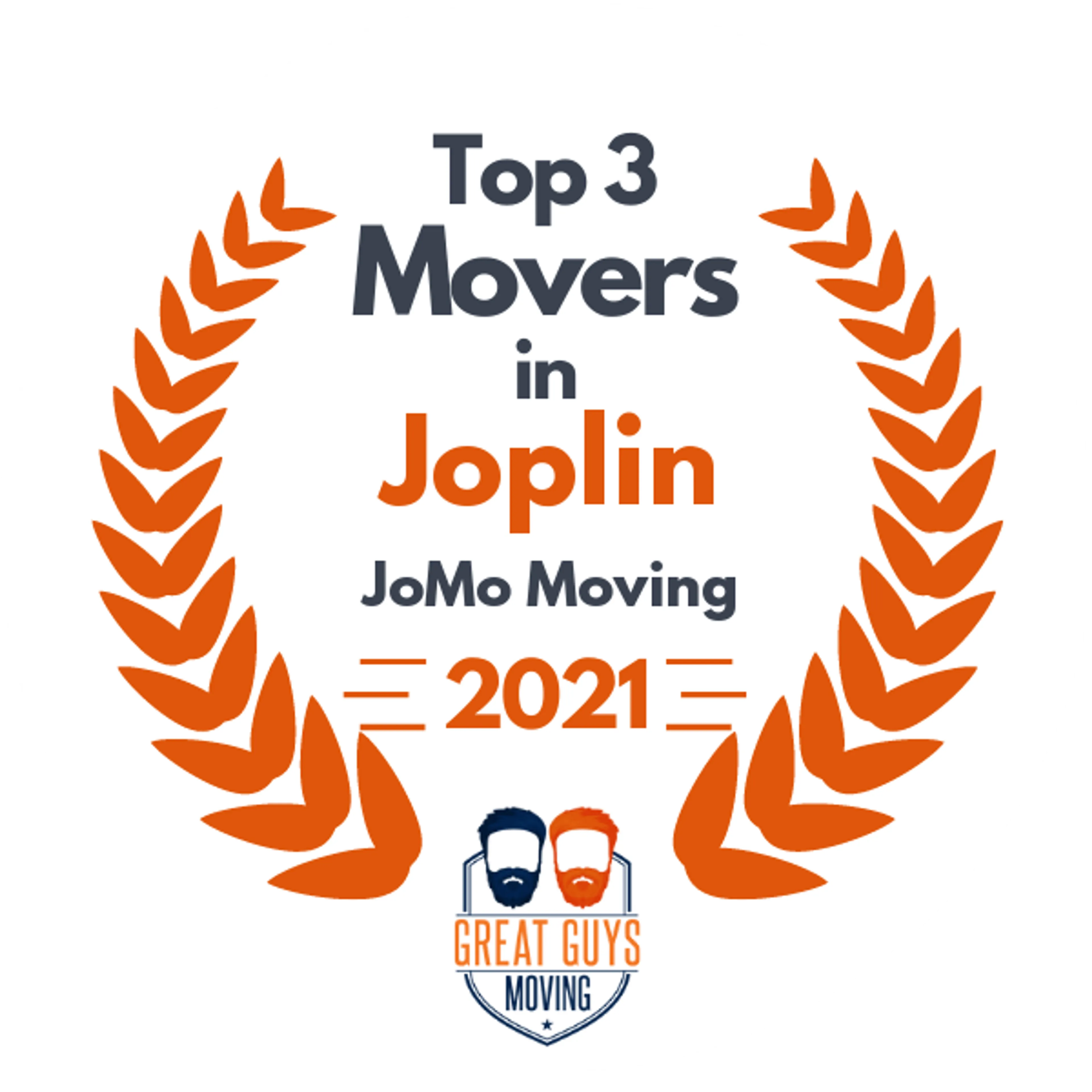 Top 3 Movers in Joplin, MO 2021 award