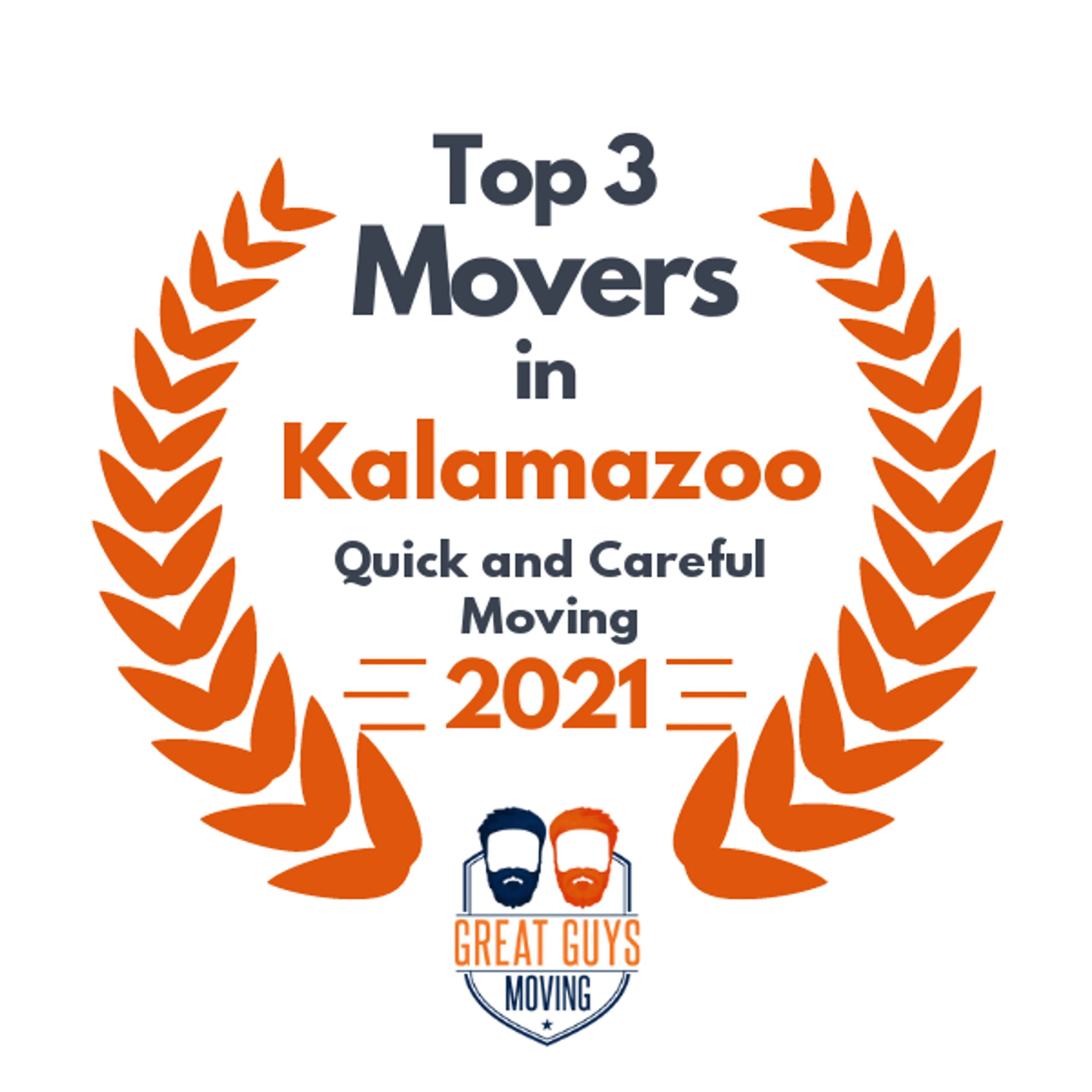 Top 3 Movers in Kalamazoo, MI 2021 award