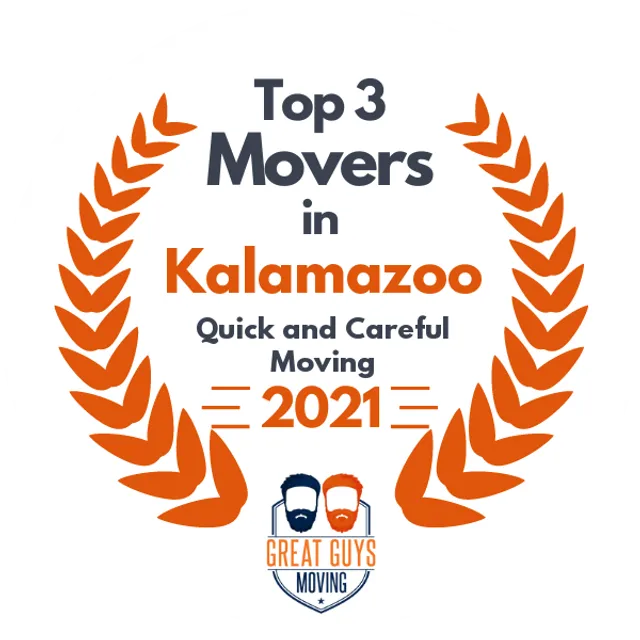 Top 3 Movers in Kalamazoo, MI 2021 award