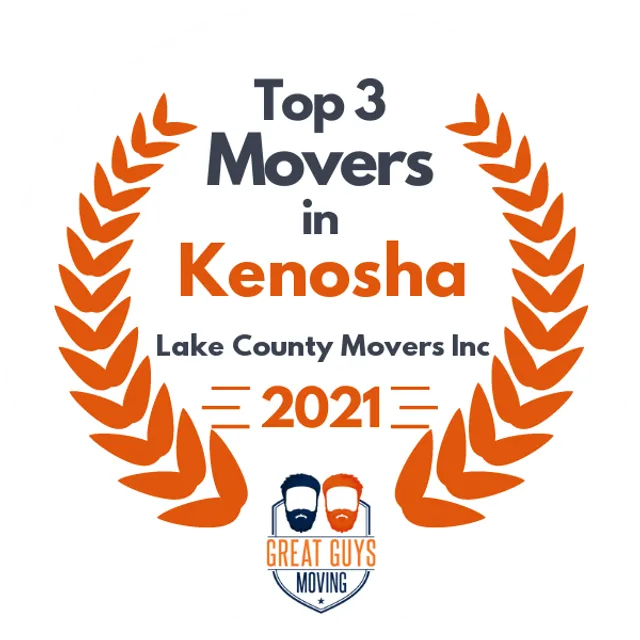 Top 3 Movers in Kenosha, WI 2021 award