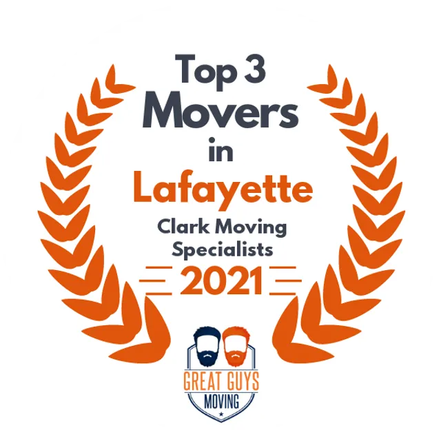 Top 3 Movers in Lafayette, LA 2021 award