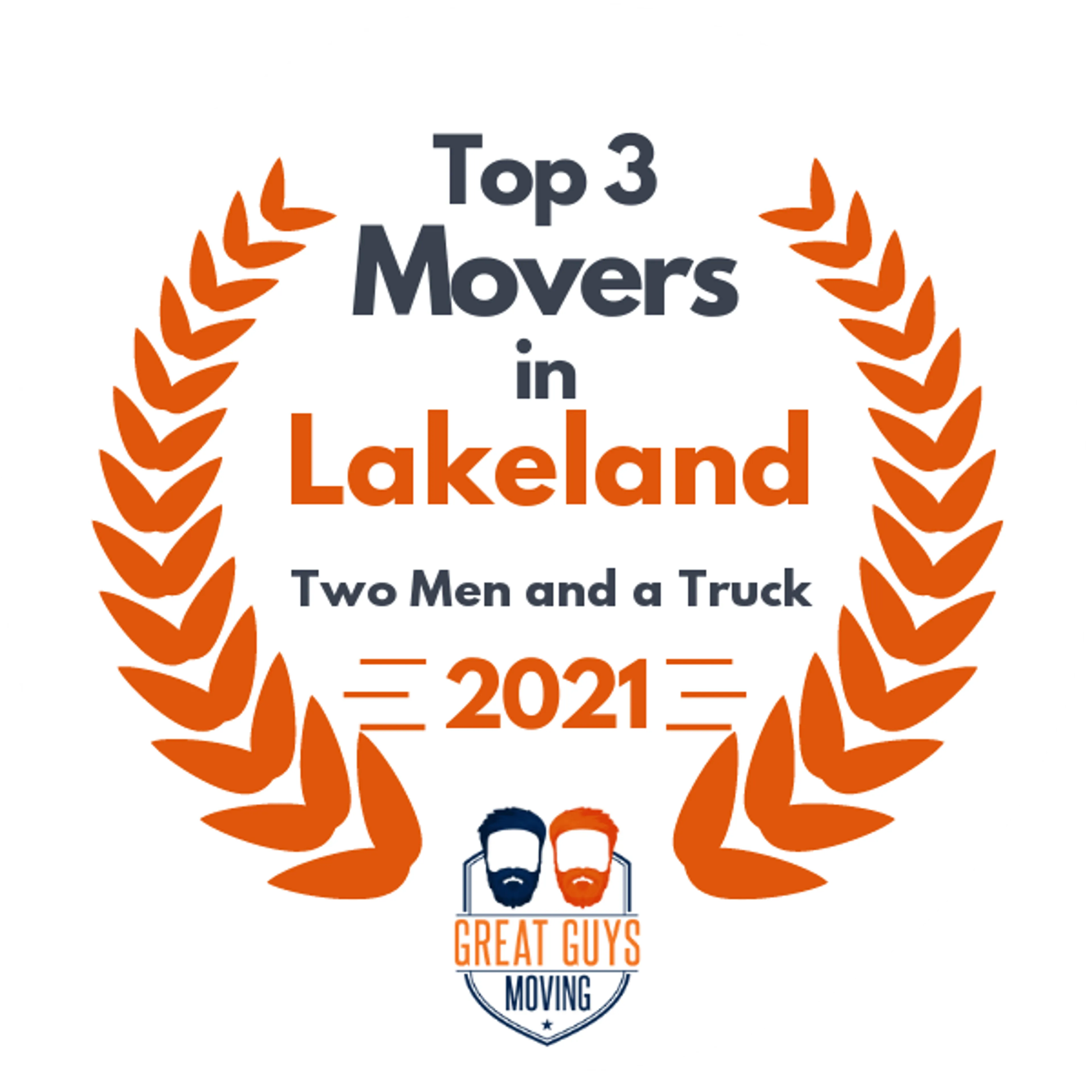 Top 3 Movers in Lakeland, FL 2021 award